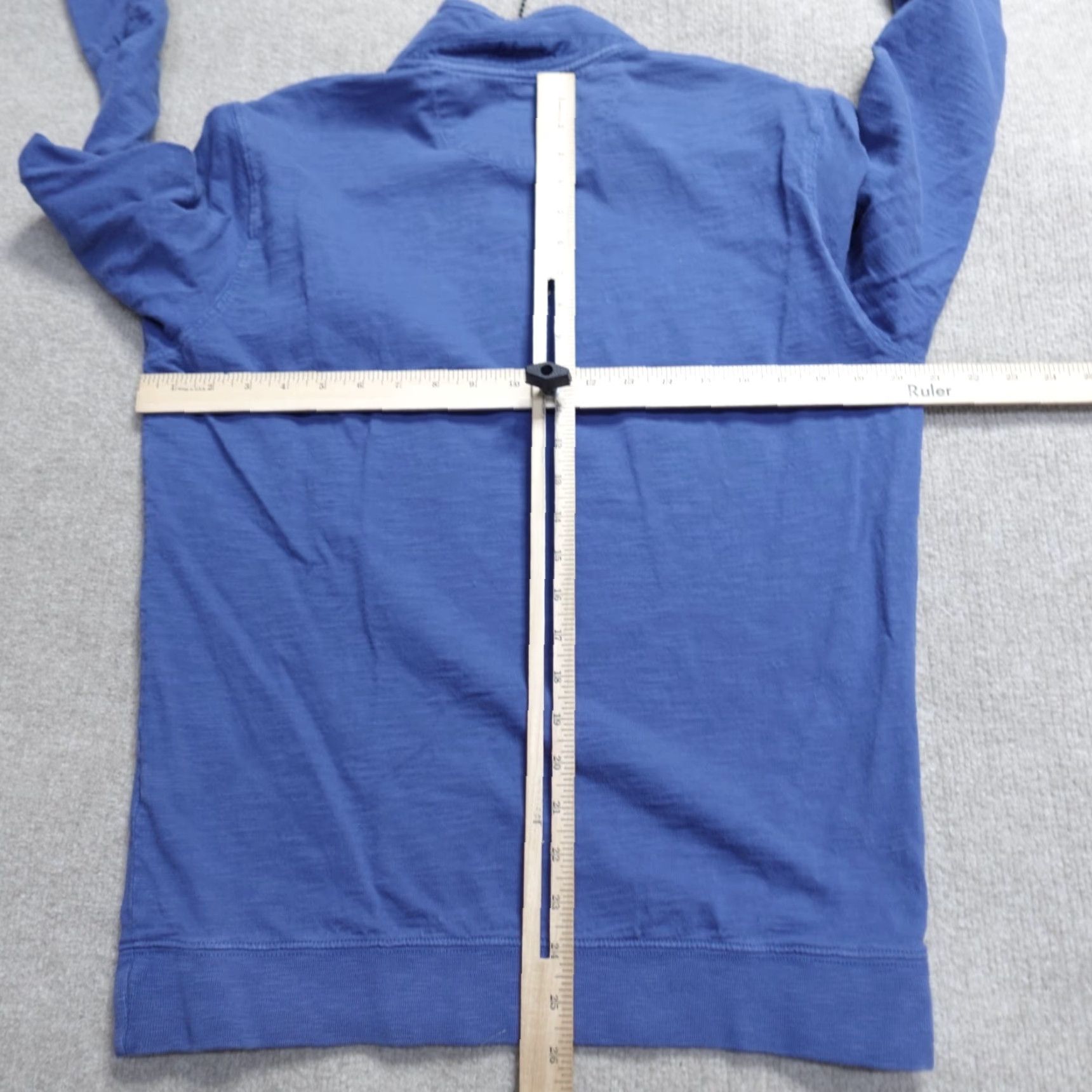 johnnie-O johnnie-O Mens Sweater 1/4 Zip Embroidered Cotton Blue M Pullover Long Sleeve Casual Regular Size M Mens Size US M / EU 48-50 / 2 - 3 Thumbnail