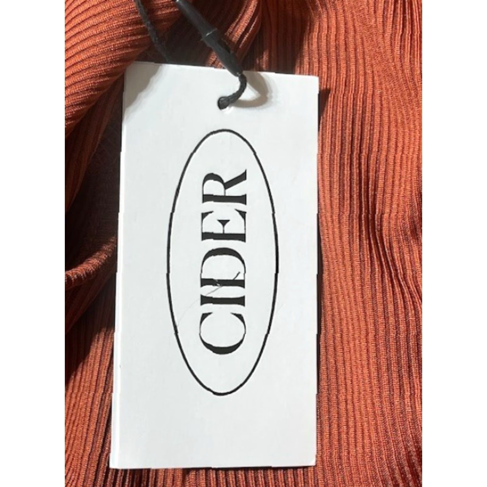 Cider Cider Dress Womens S Knit Bodycon Scoop Neck Short Sleeve Brown Size 28" / US 6 / IT 42 - 7 Thumbnail