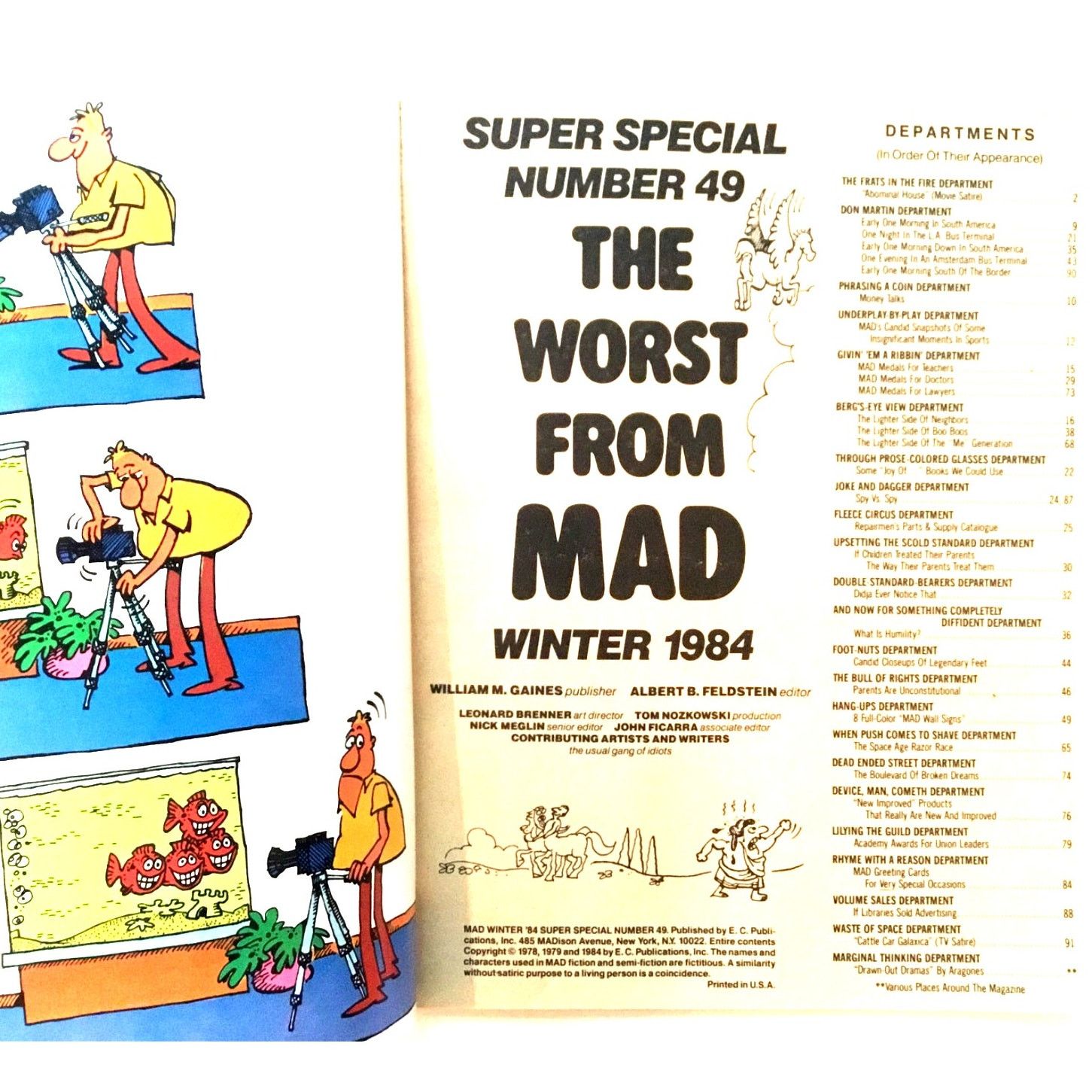 Other Mad Magazine Super Special Winter 1984 Vintage 1984 GUC Size ONE SIZE - 3 Thumbnail