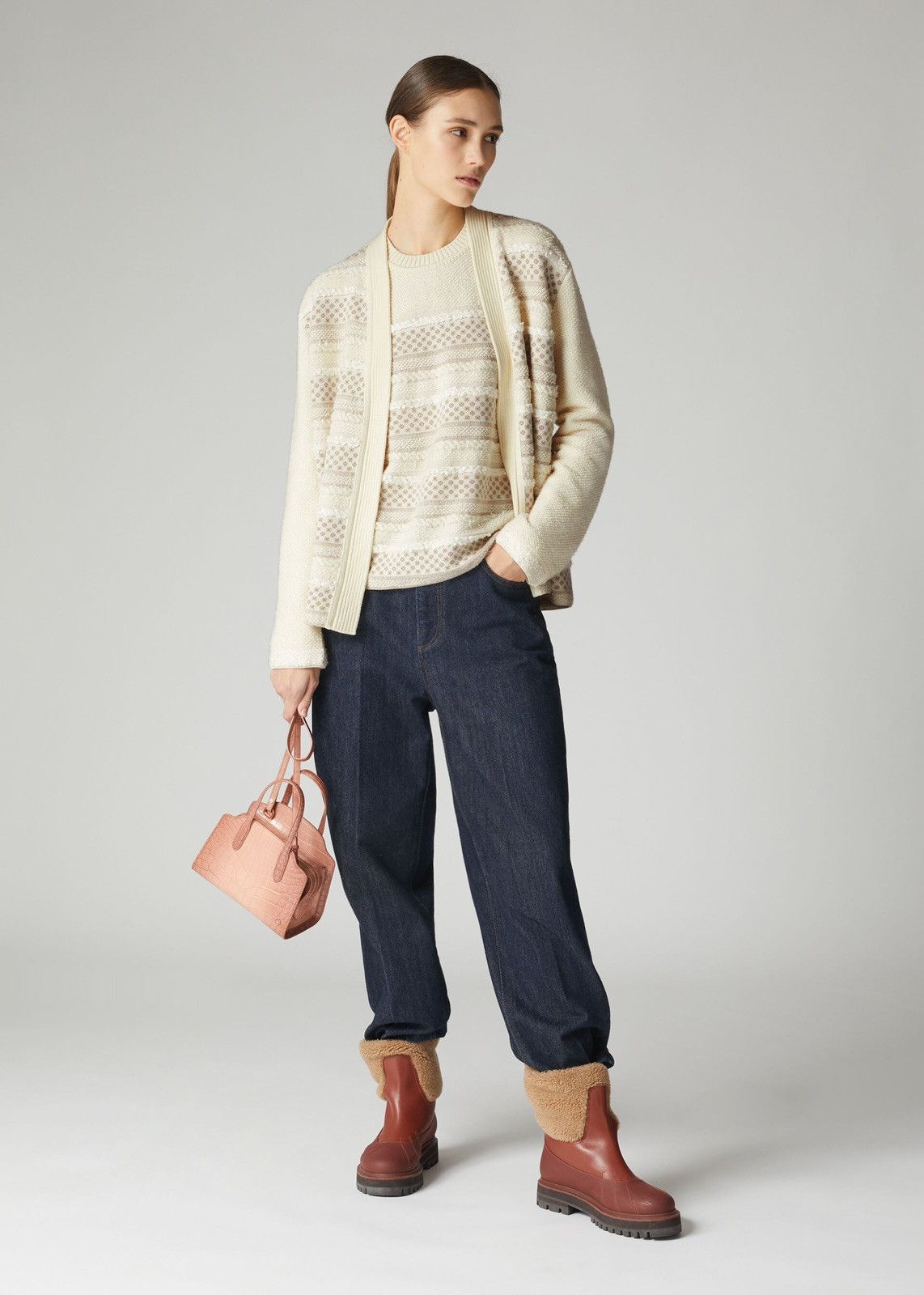 Loro Piana o1srvl11e0125 Kingham Patch Cardigan in Multicolor Size XS / US 0-2 / IT 36-38 - 4 Thumbnail
