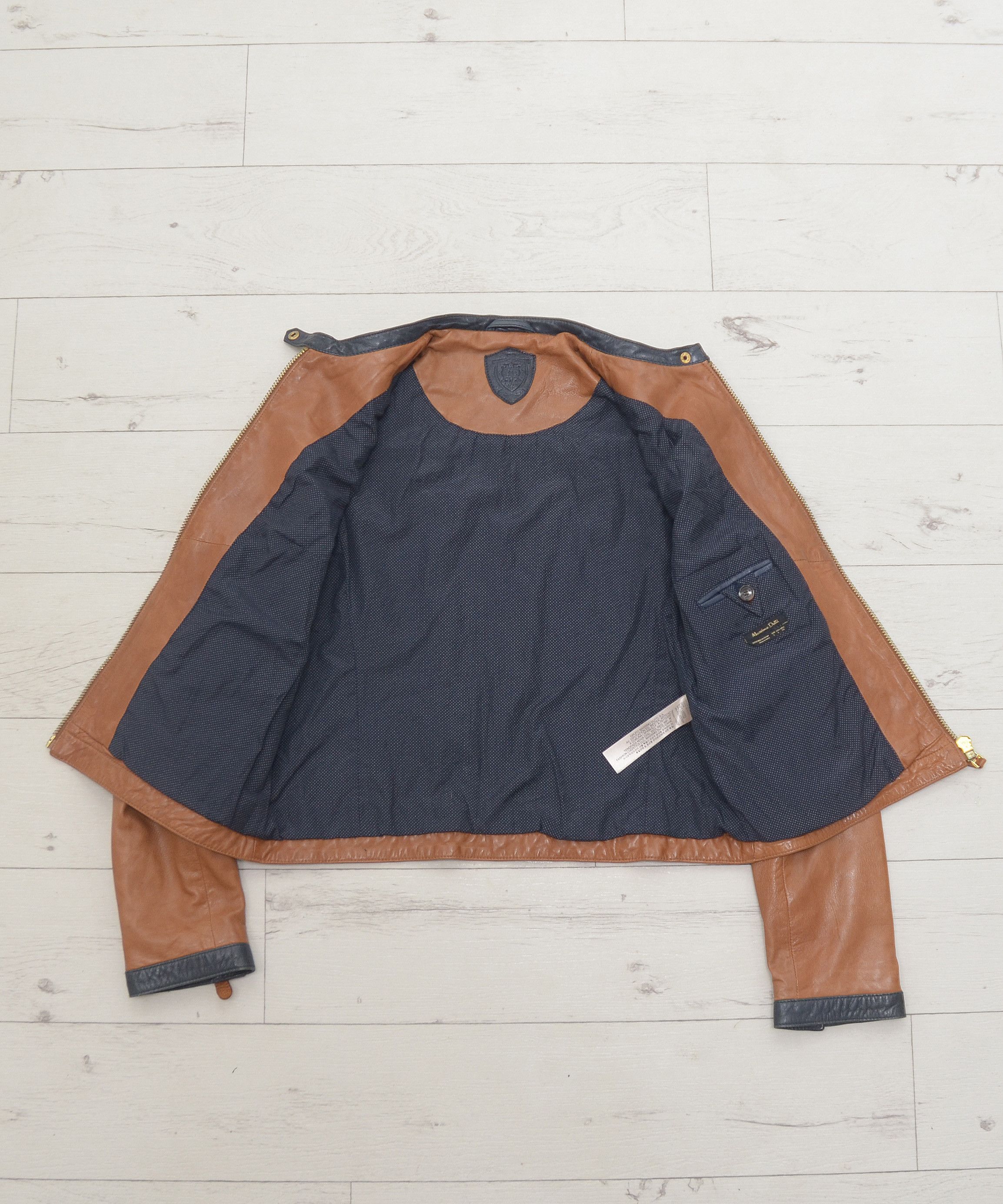 Massimo Dutti MASSIMO DUTTI 4715 Jacket Women's LARGE Lambskin Leather Size L / US 10 / IT 46 - 9 Thumbnail