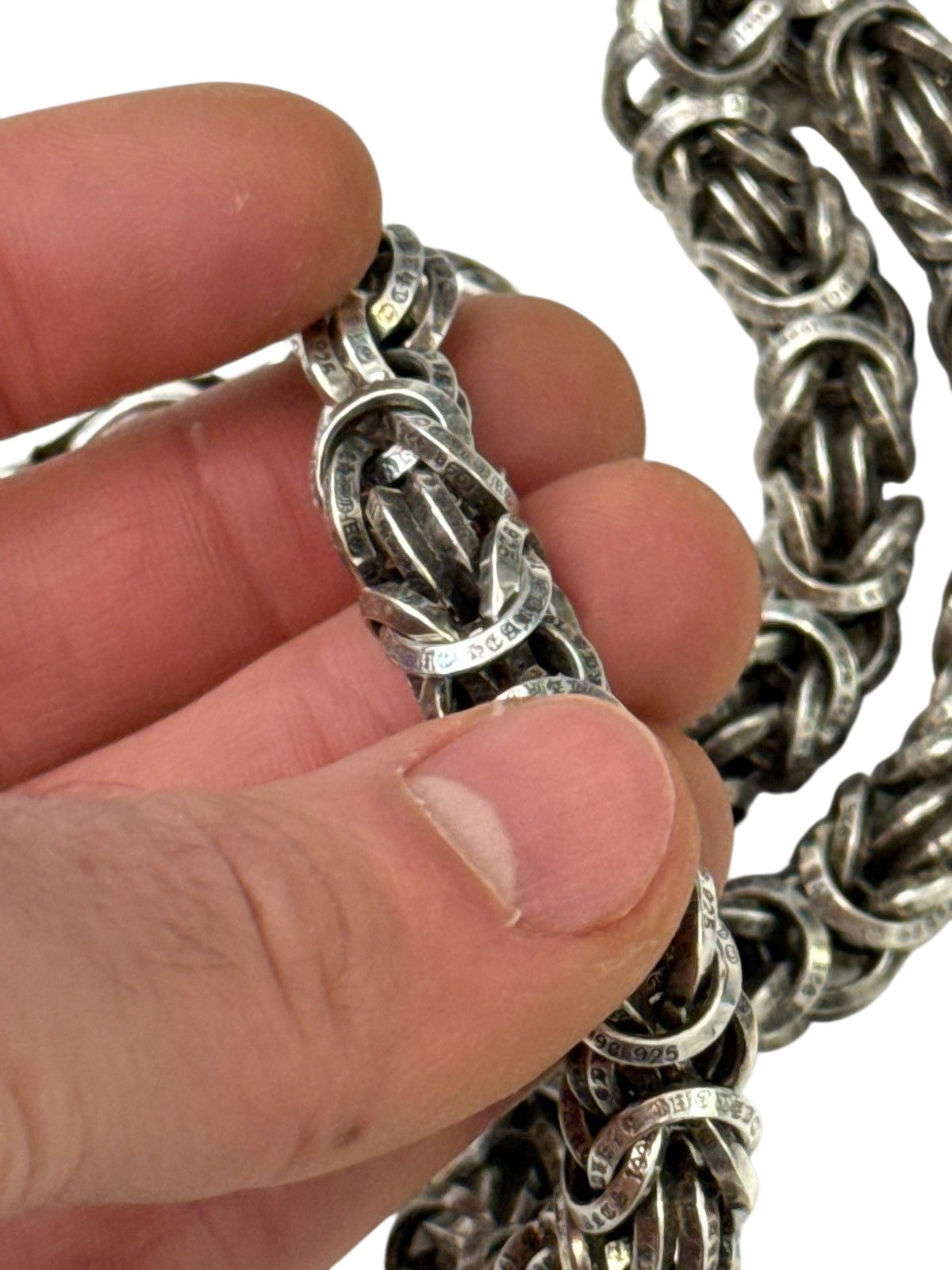 Chrome Hearts Interweave B Chain Wallet Rings Chain w Lobster Clasp Size ONE SIZE - 6 Thumbnail