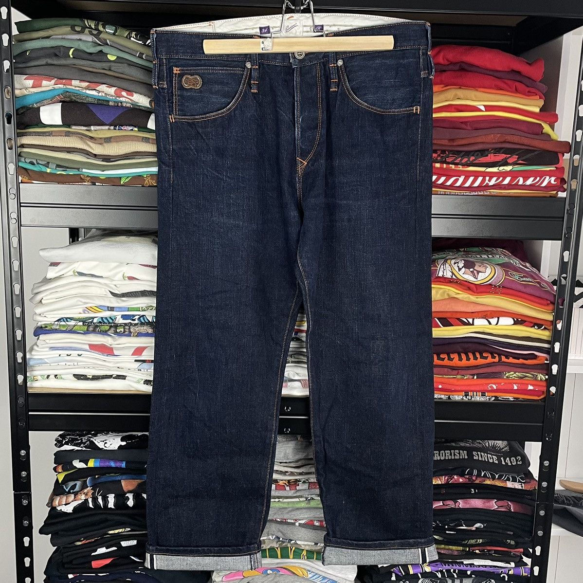 Japanese Brand Garbstore Brand Selvedge denim Made in Japan Avent garde Size US 34 / EU 50 - 1 Thumbnail