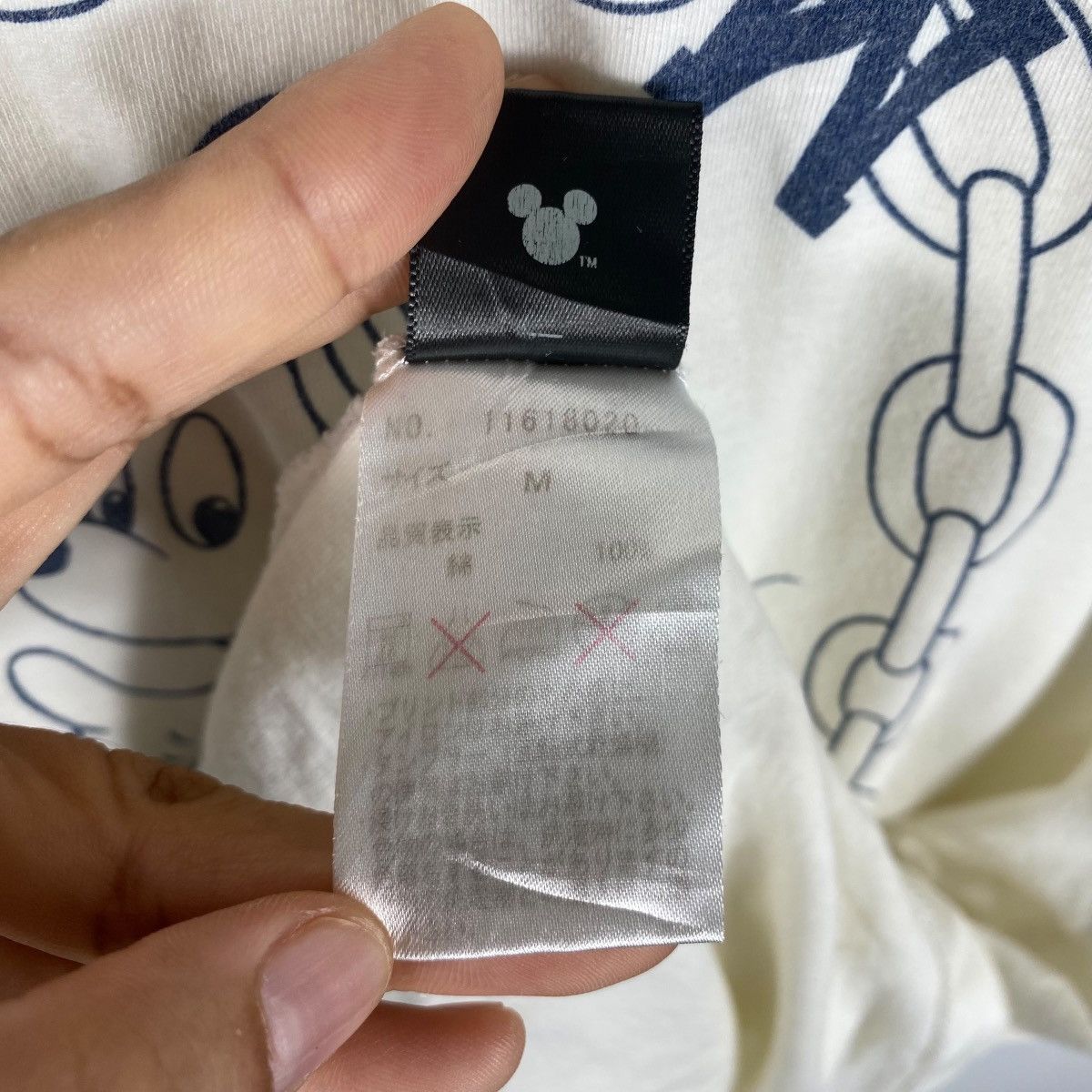 Blue Blue Japan × Disney × Mickey Mouse Japanese Brand BLUE BLUE x DISNEY Mickey Mouse Tee Shirt Size US M / EU 48-50 / 2 - 7 Thumbnail