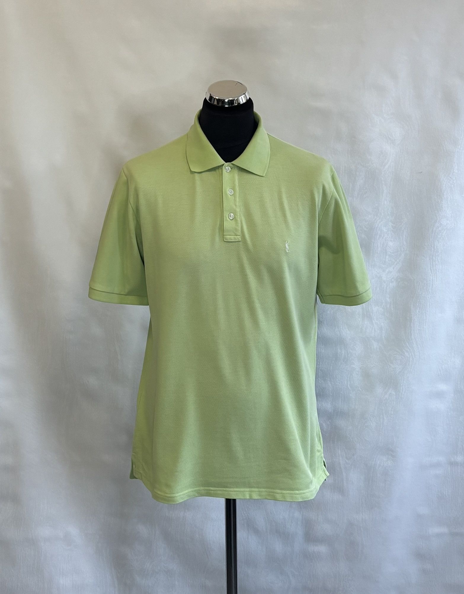 Yves Saint Laurent Yves Saint Laurent vintage Lime Green Polo Large Size US L / EU 52-54 / 3 - 1 Thumbnail