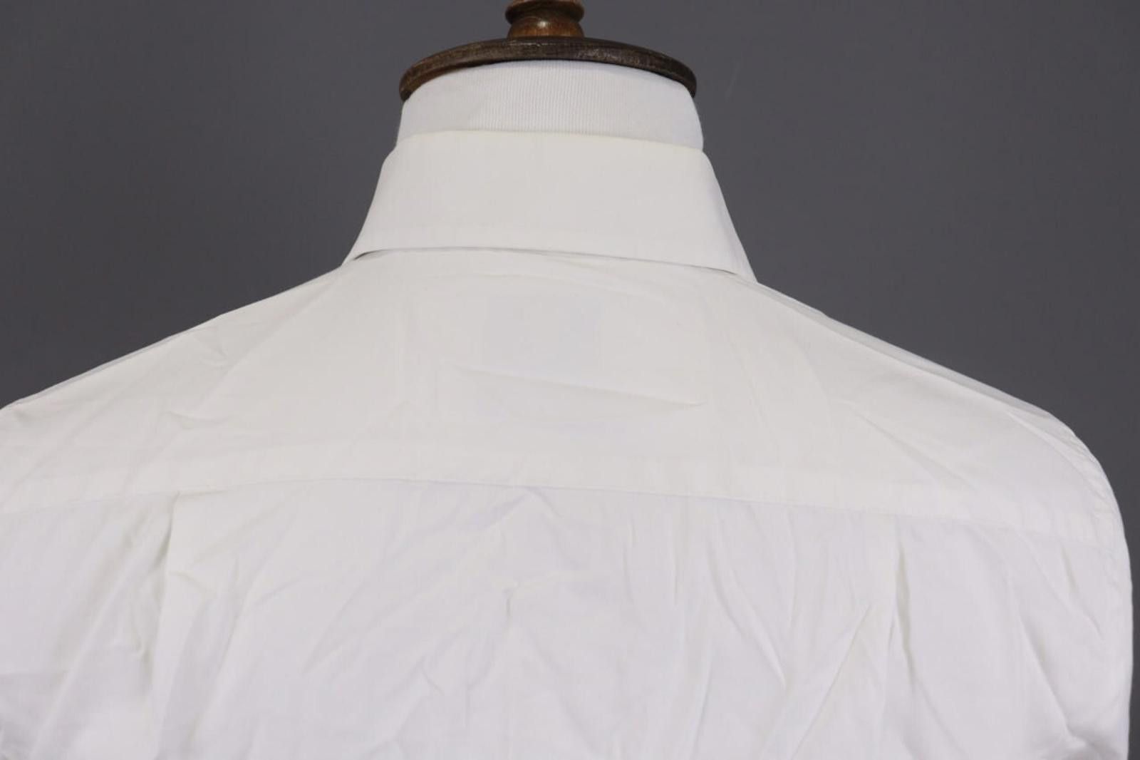 Designer Boggi Milano Custom Fit White Shirt Size 38 / 15 Size US M / EU 48-50 / 2 - 11 Thumbnail