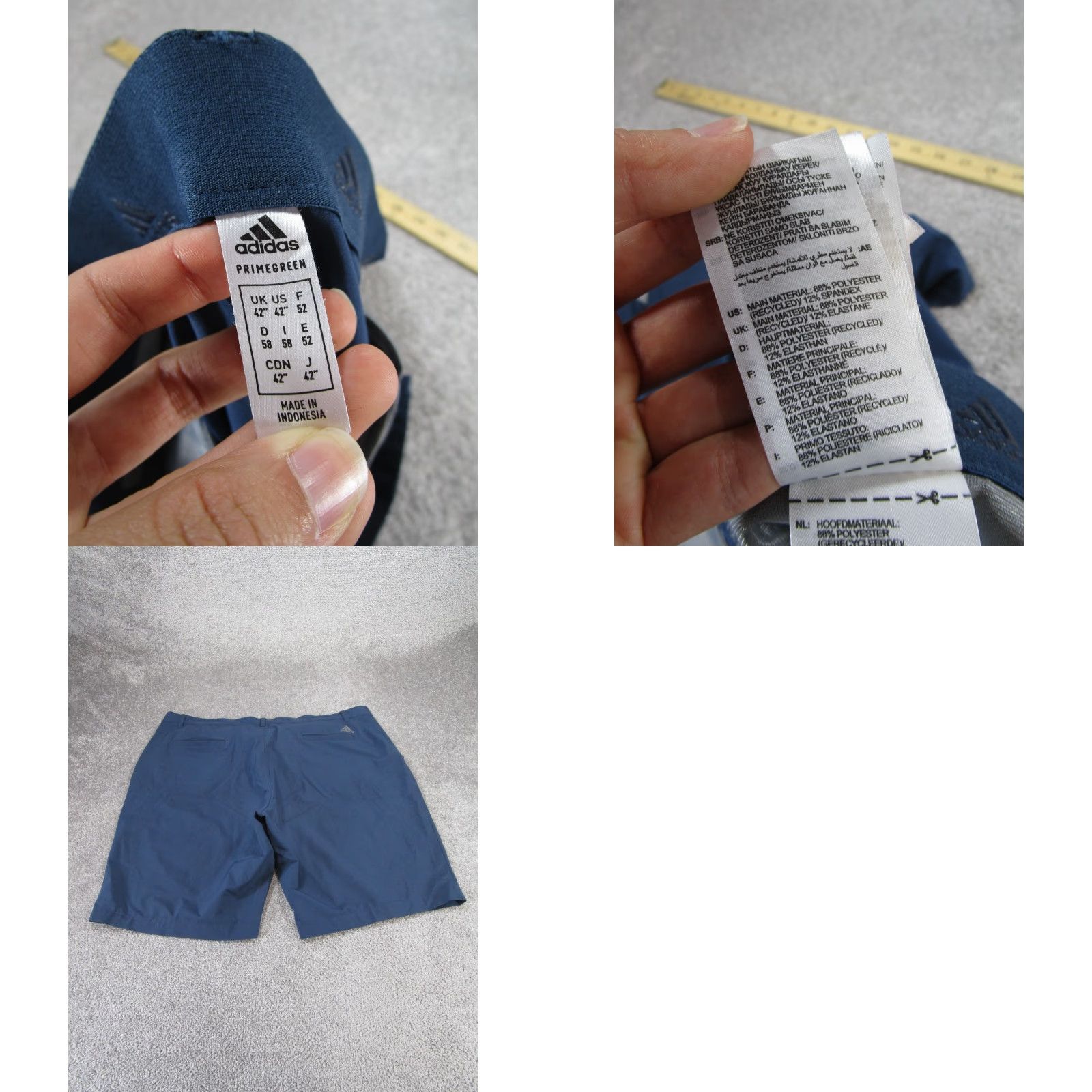 Adidas Adidas Shorts Mens 42 Dark Blue Performance Chinos Read Size US 42 / EU 58 - 8 Thumbnail
