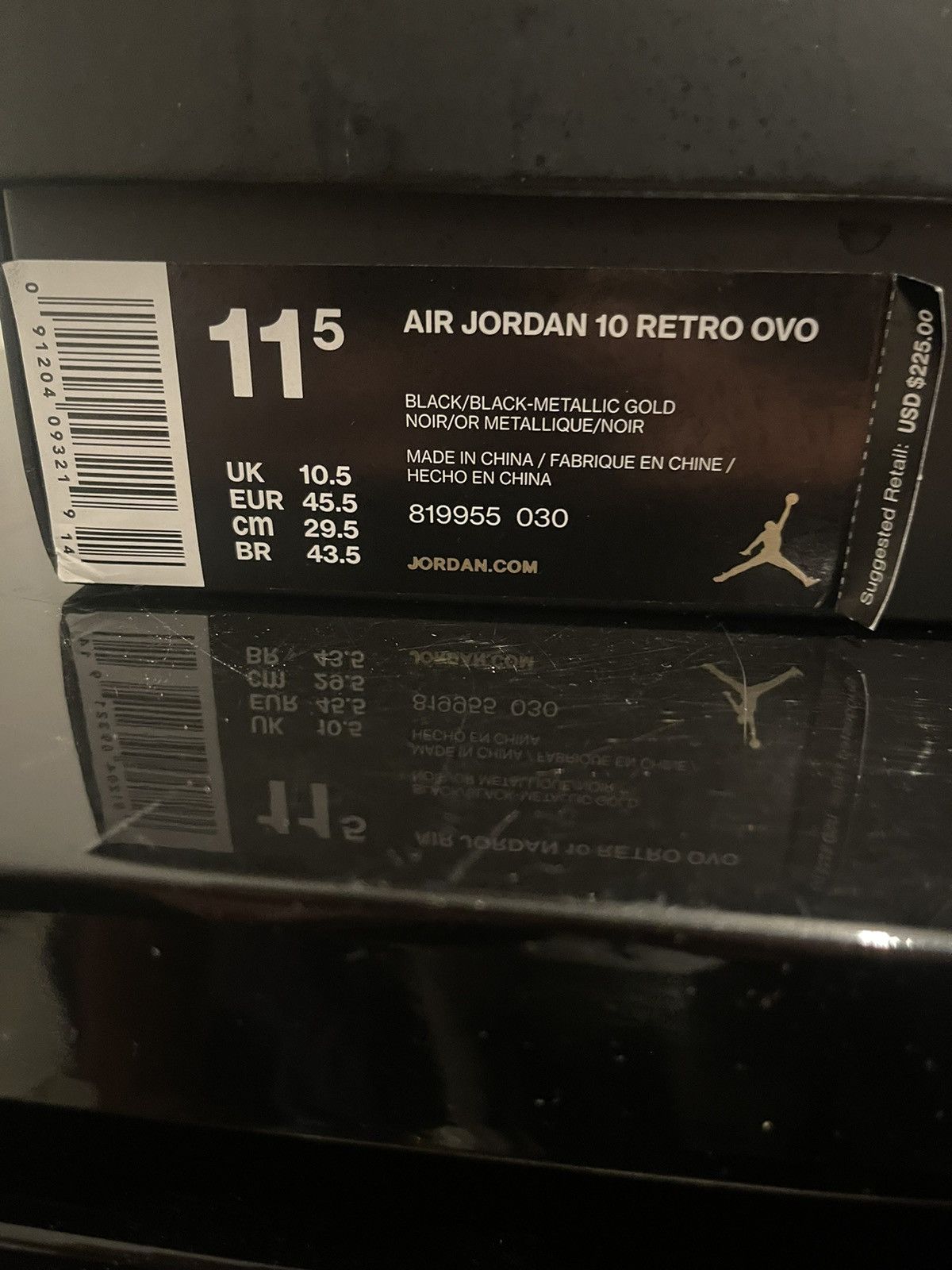 Jordan Brand RARE Jordan 10 OVO’s (2015) Size US 11.5 / EU 44-45 - 10 Thumbnail