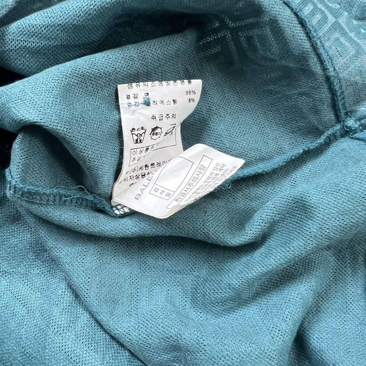 Balenciaga Vintage 90s Balenciaga Monogram Polo Longsleeve Shirt Size US L / EU 52-54 / 3 - 8 Thumbnail