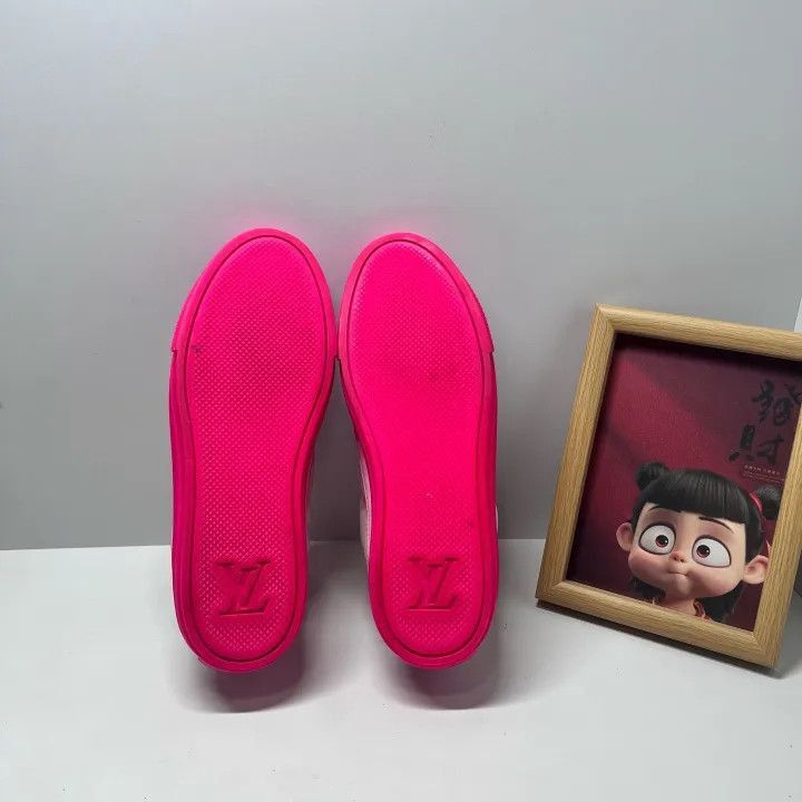 Louis Vuitton Louis Vuitton Stellar Pink White Casual Sneakers -2508 Size US 6 / IT 36 - 5 Thumbnail