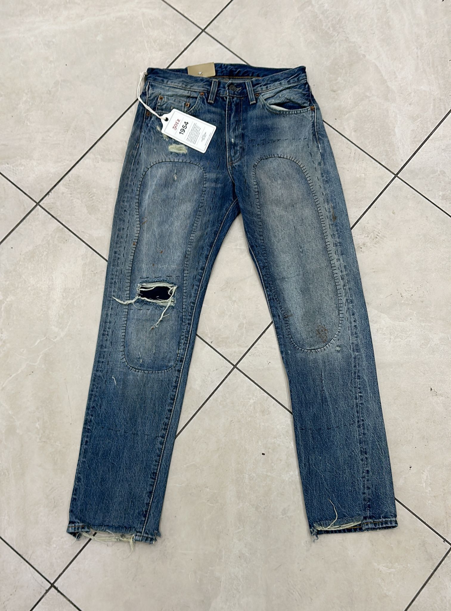 Levi's Vintage Clothing LVC Levi's Vintage Clothing 1954 501Z XX BigE Selvedge Jeans Size US 30 / EU 46 - 1 Thumbnail