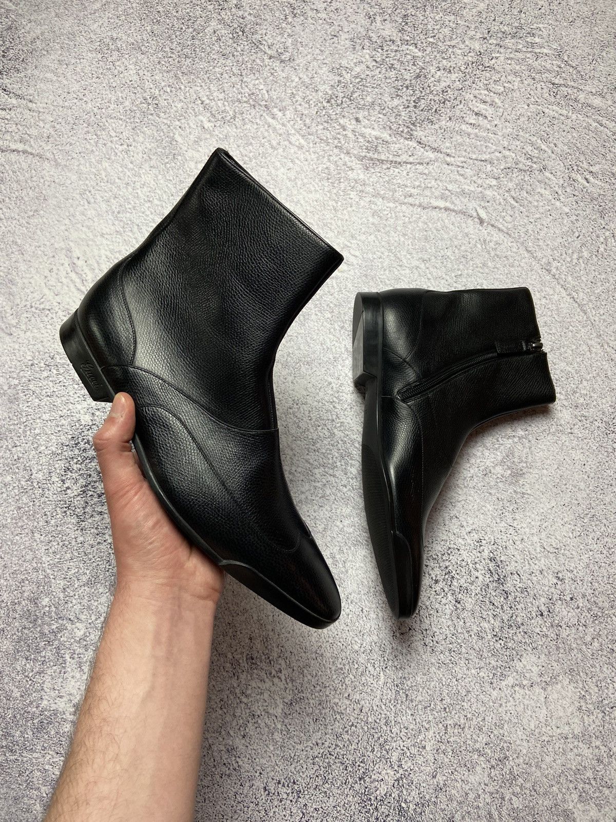 Gucci Gucci Leather Shoes Chelsea Boots Italian Designer Sneakers Size US 7 / EU 40 - 1 Thumbnail
