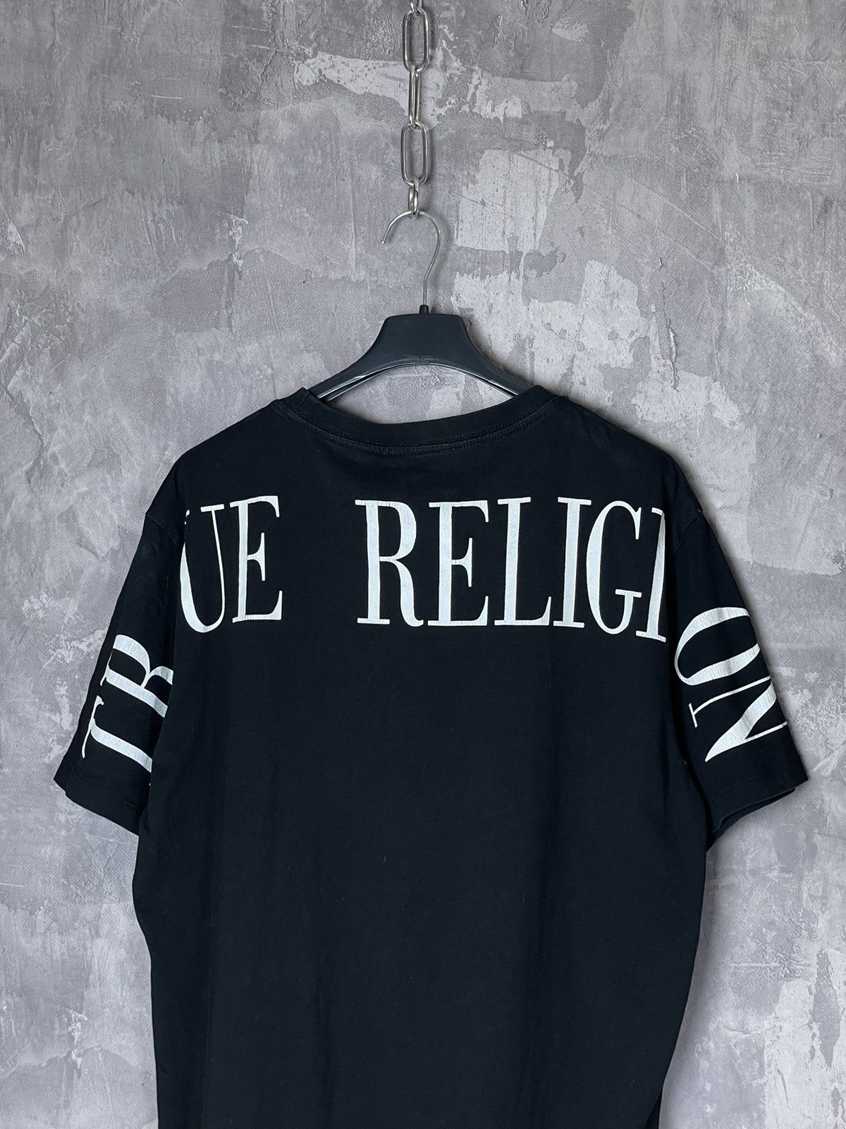 True Religion × Vintage VINTAGE TRUE RELIGION BIG LOGO T-SHIRT Y2K TEE Size US L / EU 52-54 / 3 - 2 Thumbnail