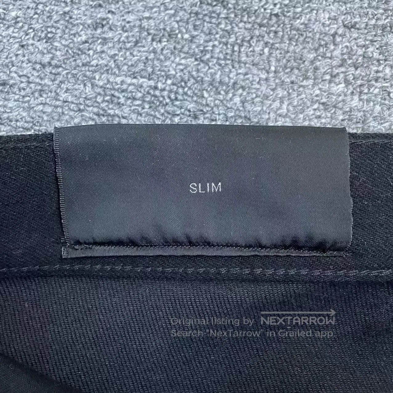 Balmain BALMAIN Wax-Coated Distressed Jeans. Size US 33 - 4 Thumbnail