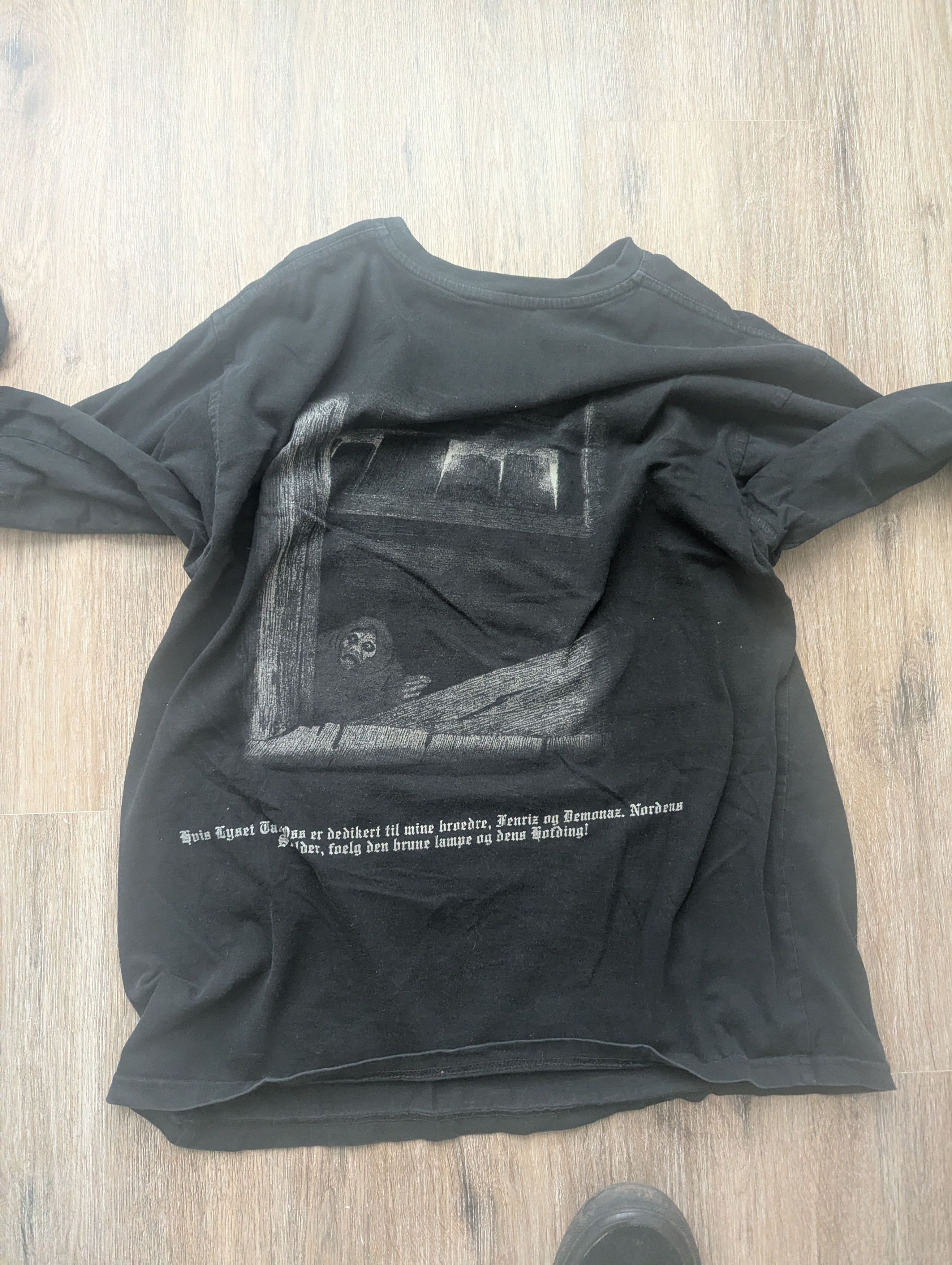 Band Tees Burzum Vintage Hvis lyset tar oss Long Sleeve Shirt Size US L / EU 52-54 / 3 - 2 Thumbnail