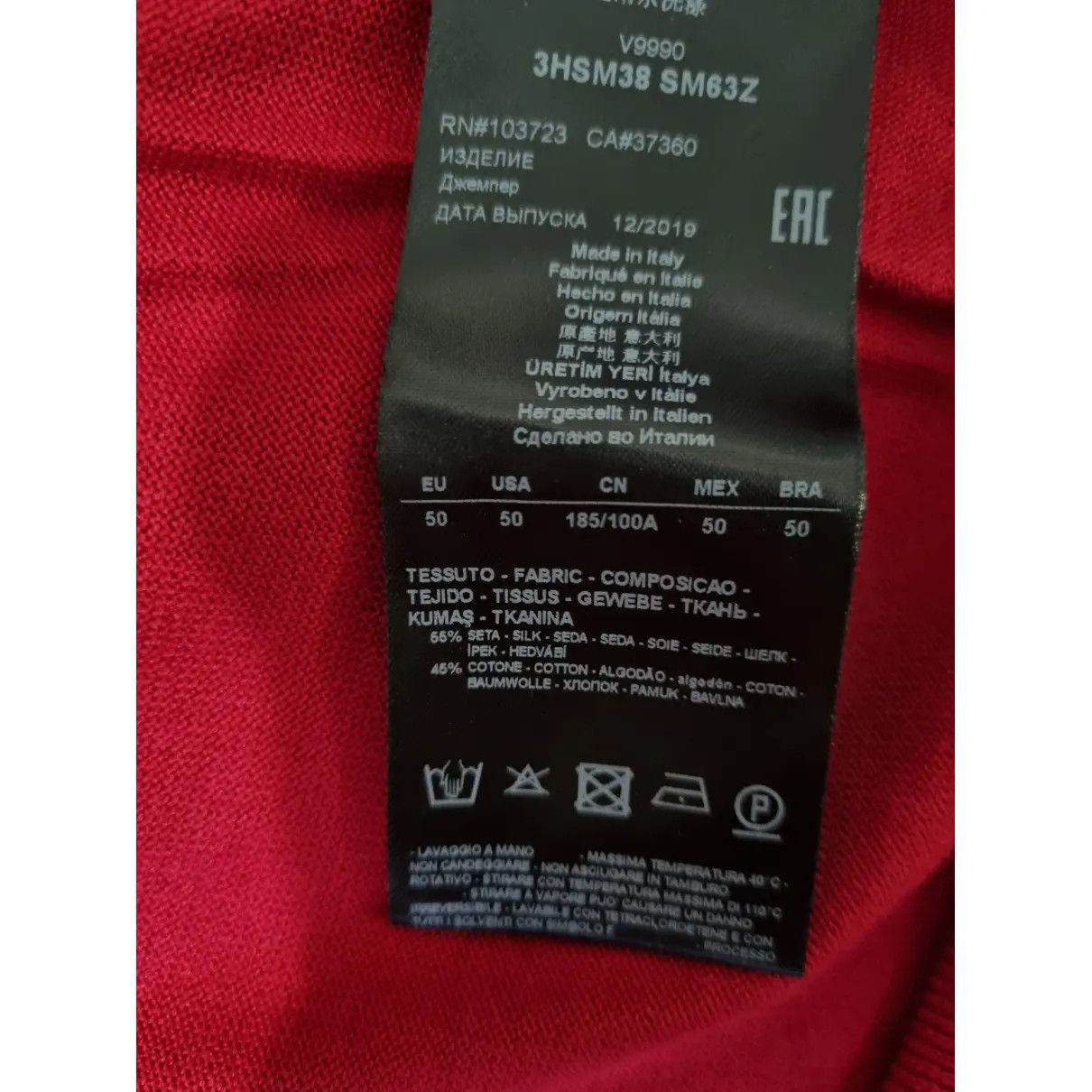Giorgio Armani Stupenda maglia cotone/seta Giorgio Armani Size US L / EU 52-54 / 3 - 5 Thumbnail