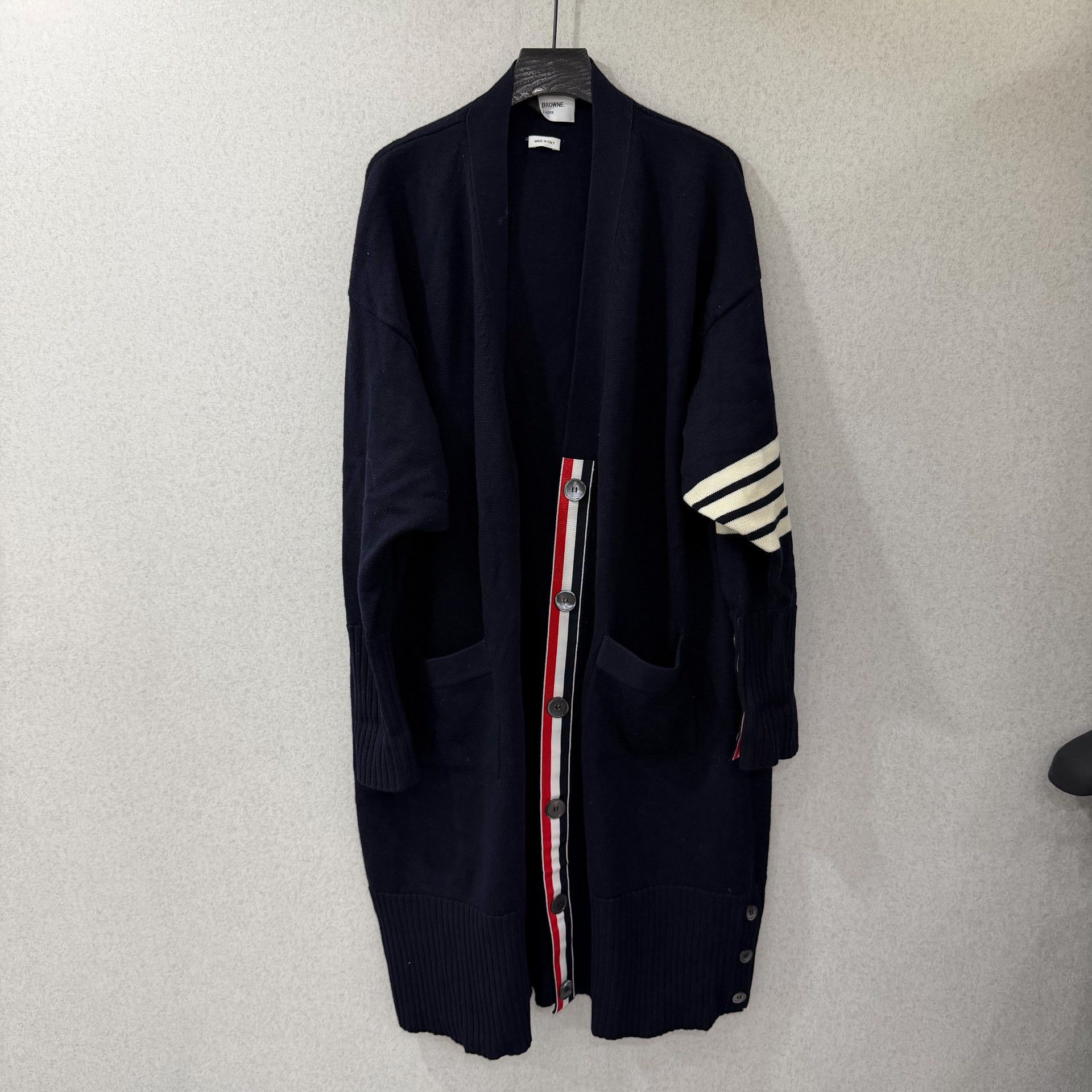 Thom Browne Thom Browne Wool Long Brown Sweater M Women Size M / US 6-8 / IT 42-44 - 1 Thumbnail