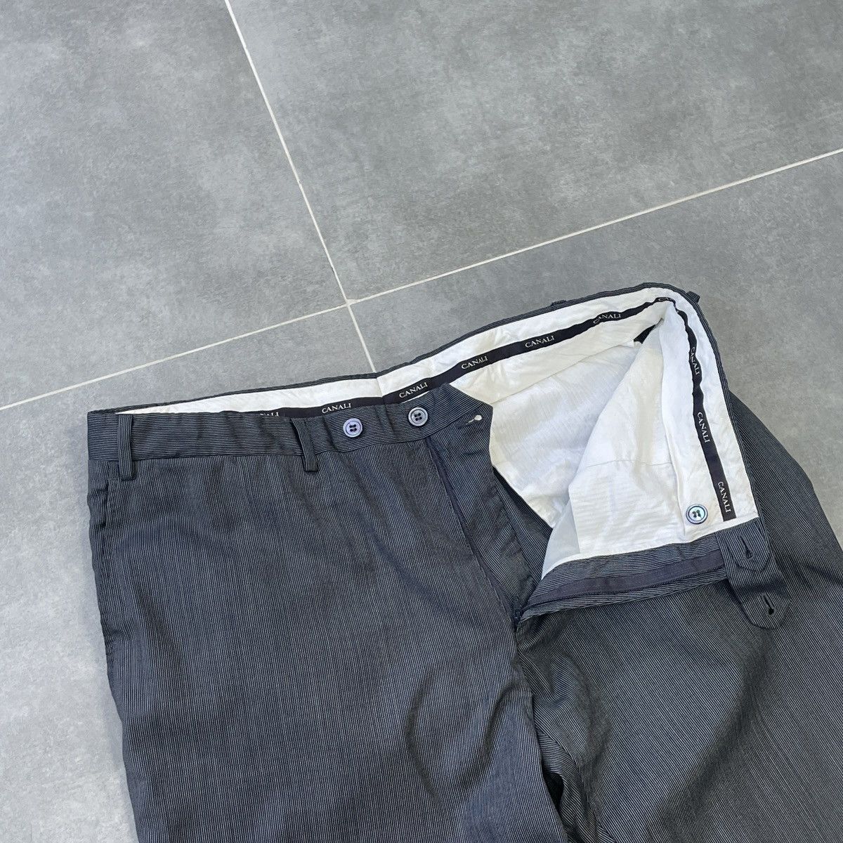 Canali Canali Wool Suit Blazer / Pants Size 56R Size 54R - 19 Thumbnail
