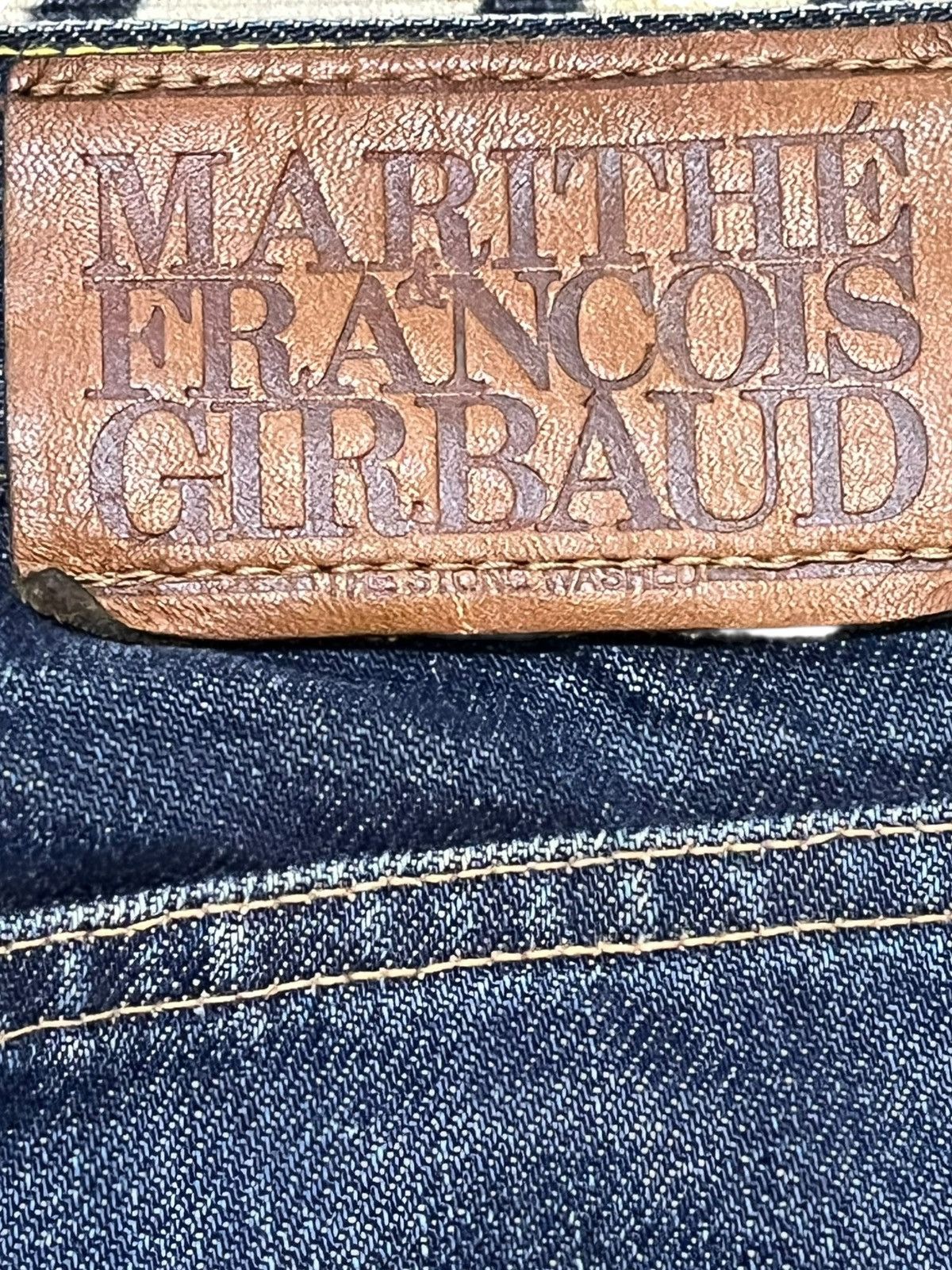Marithe + Francois Girbaud Vintage Marithe Francois Girbaud Blue Indigo Denim Size US 32 / EU 48 - 7 Thumbnail