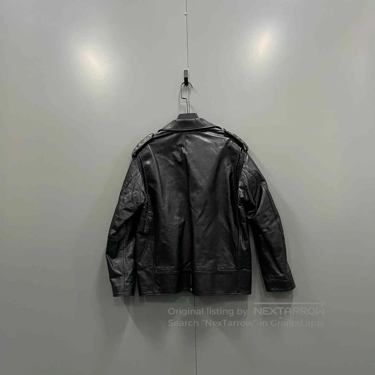 Saint Laurent Paris Saint Laurent Black Leather Biker Jacket. Size US M / EU 48-50 / 2 - 2 Thumbnail