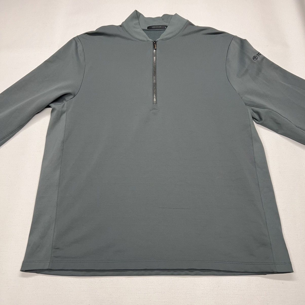 Japanese Brand Greyson 1/4 Zip Sweater Green Toyota Logo Golf Active Car Size US L / EU 52-54 / 3 - 2 Thumbnail