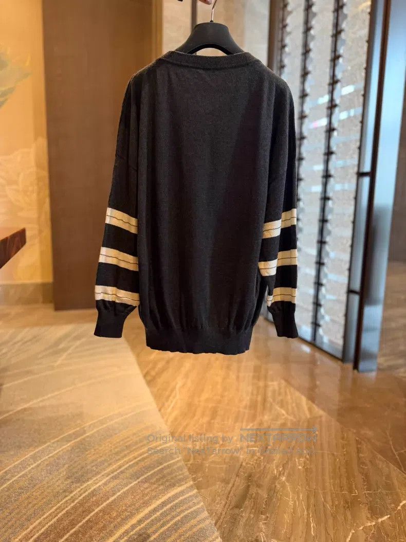 Brunello Cucinelli Brunello Cucinelli Cashmere Beaded Knit Sweater Size M / US 6-8 / IT 42-44 - 2 Thumbnail