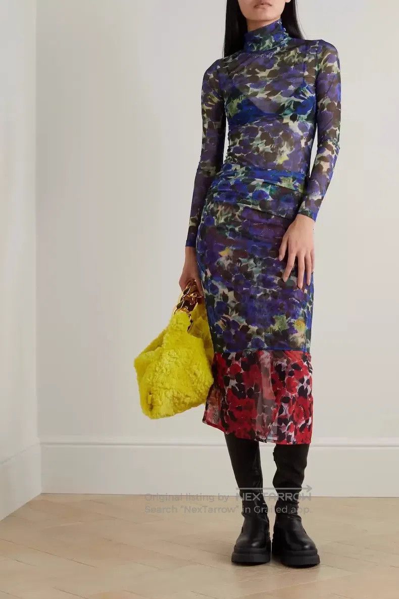 Dries Van Noten Dries Van Noten Print Mesh Top Size M / US 6-8 / IT 42-44 - 1 Thumbnail