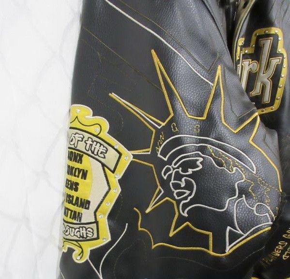 Other RAW BLUE King Of Five Borough Leather Jacket New York 3XL Size US XXL / EU 58 / 5 - 6 Thumbnail