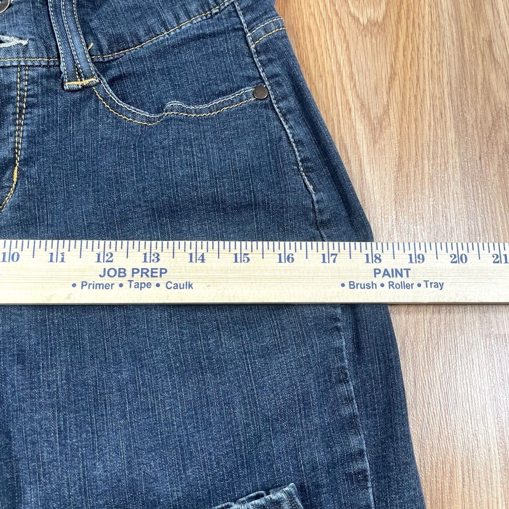 Lee Lee Jeans Womens Size 8 Regular Lower On The Waist Straight Leg Denim Pants Blues Jeans Casual 90s? Size 30" / US 8 / IT 44 - 6 Thumbnail