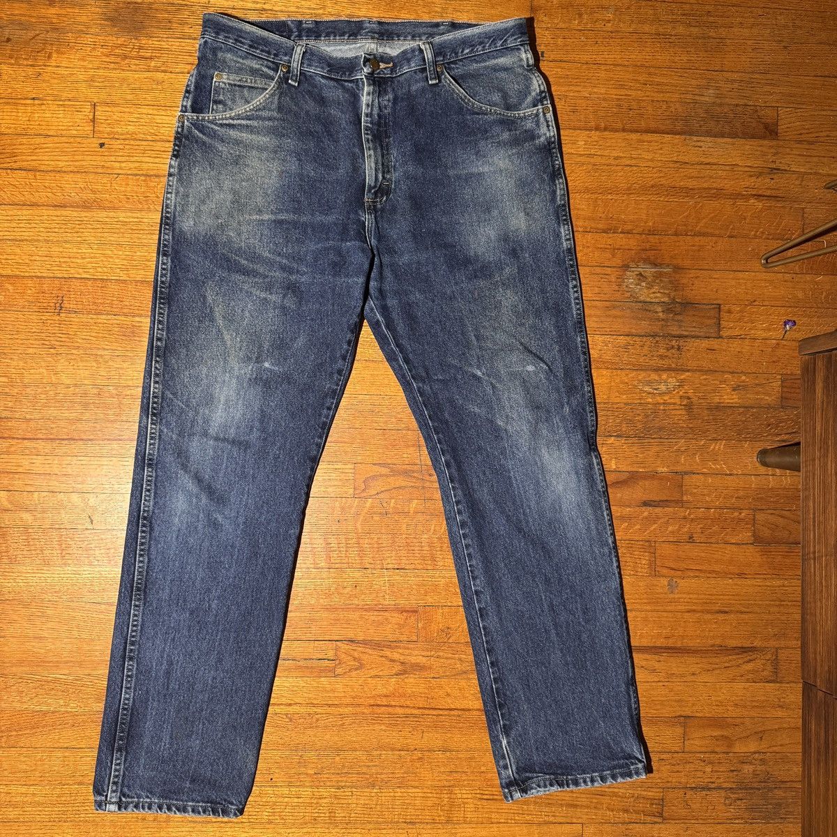 Wrangler Vintage Wrangler Premium Quality Mid Washed W38 L32 Size US 38 / EU 54 - 1 Thumbnail