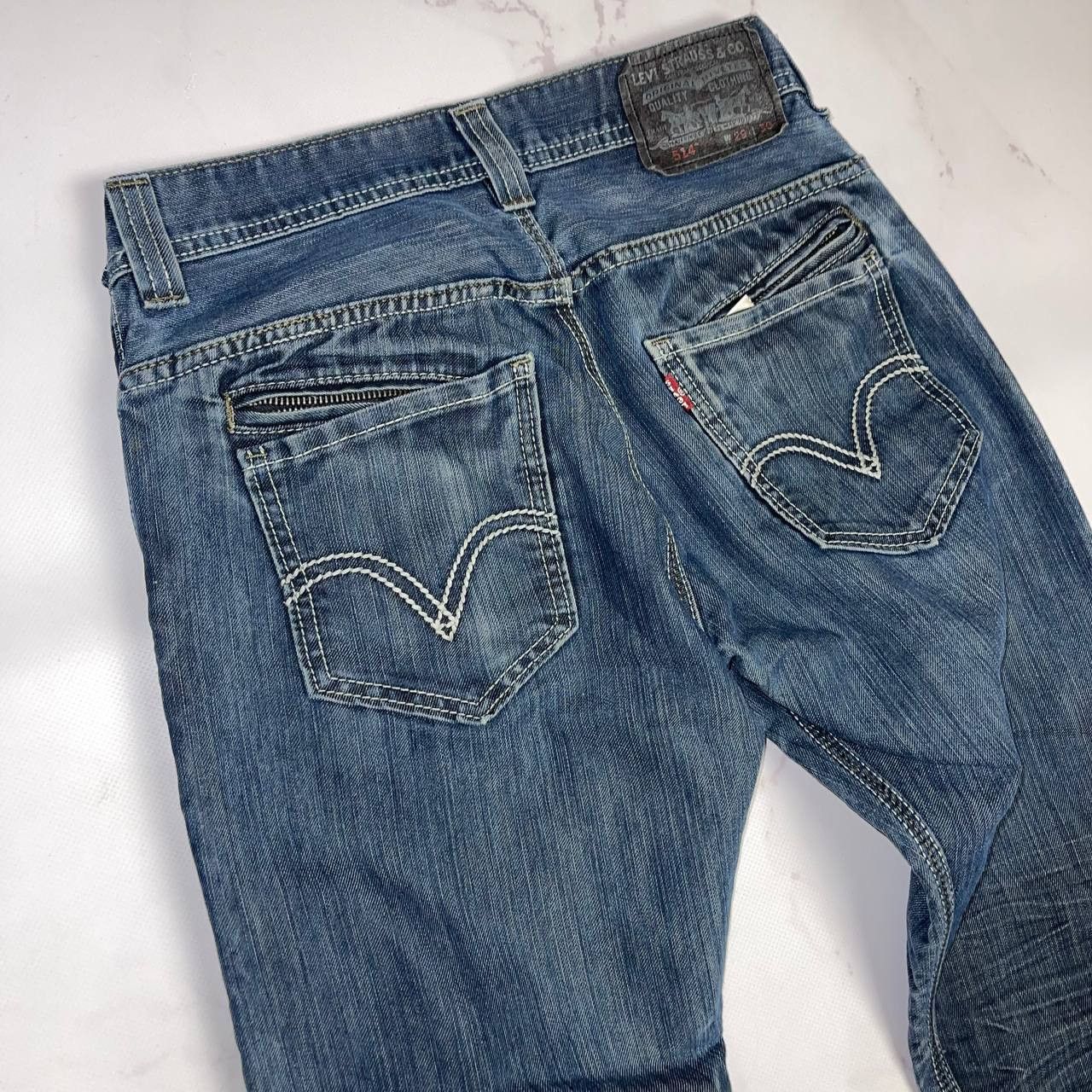 Levi's Vintage Clothing Levi`s vintage 514 baggy back pockets rare purple stitching Size US 29 - 14 Thumbnail