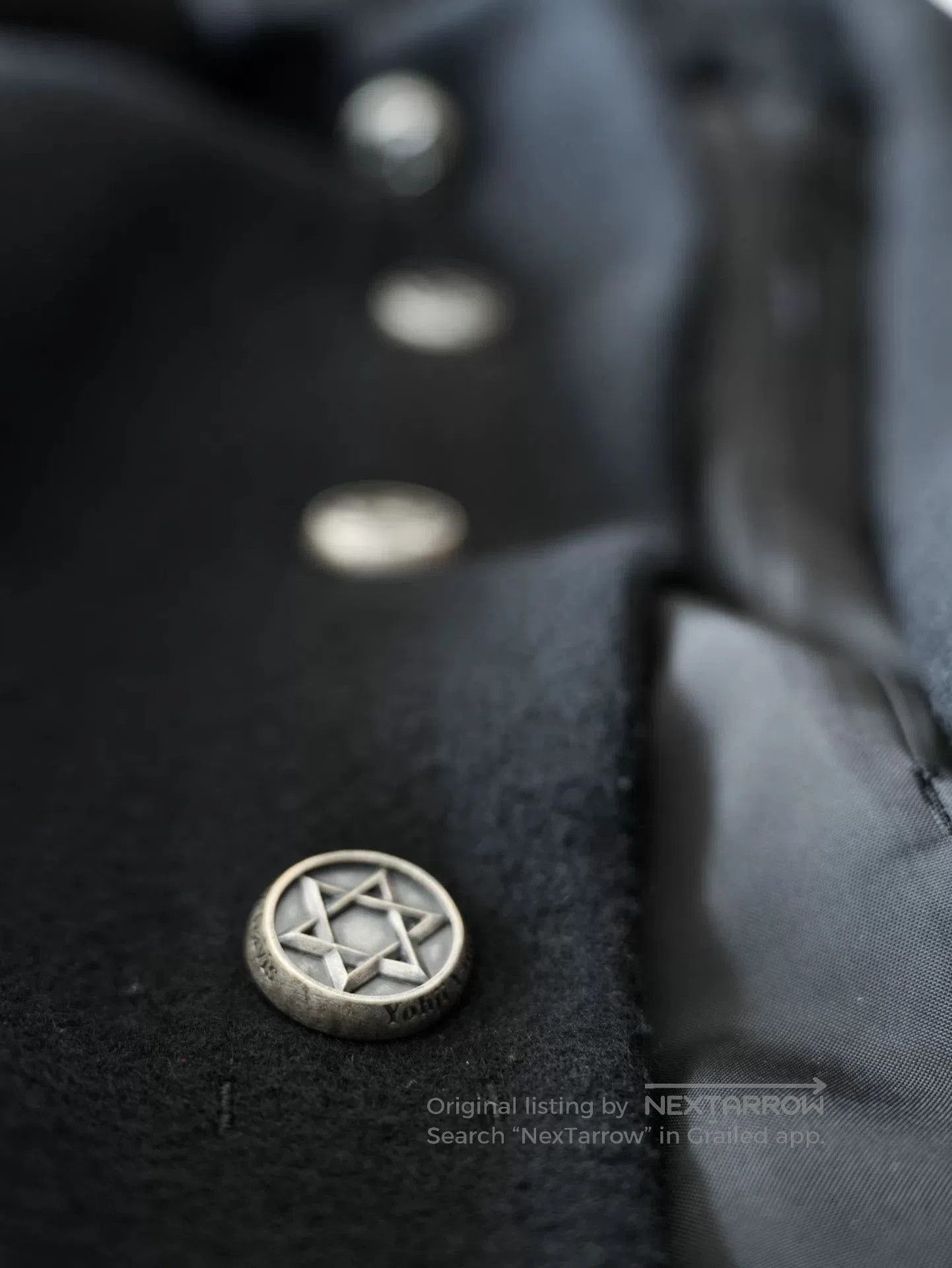 Yohji Yamamoto yohji yamamoto black jacket with silver buttons. Size US M / EU 48-50 / 2 - 7 Thumbnail