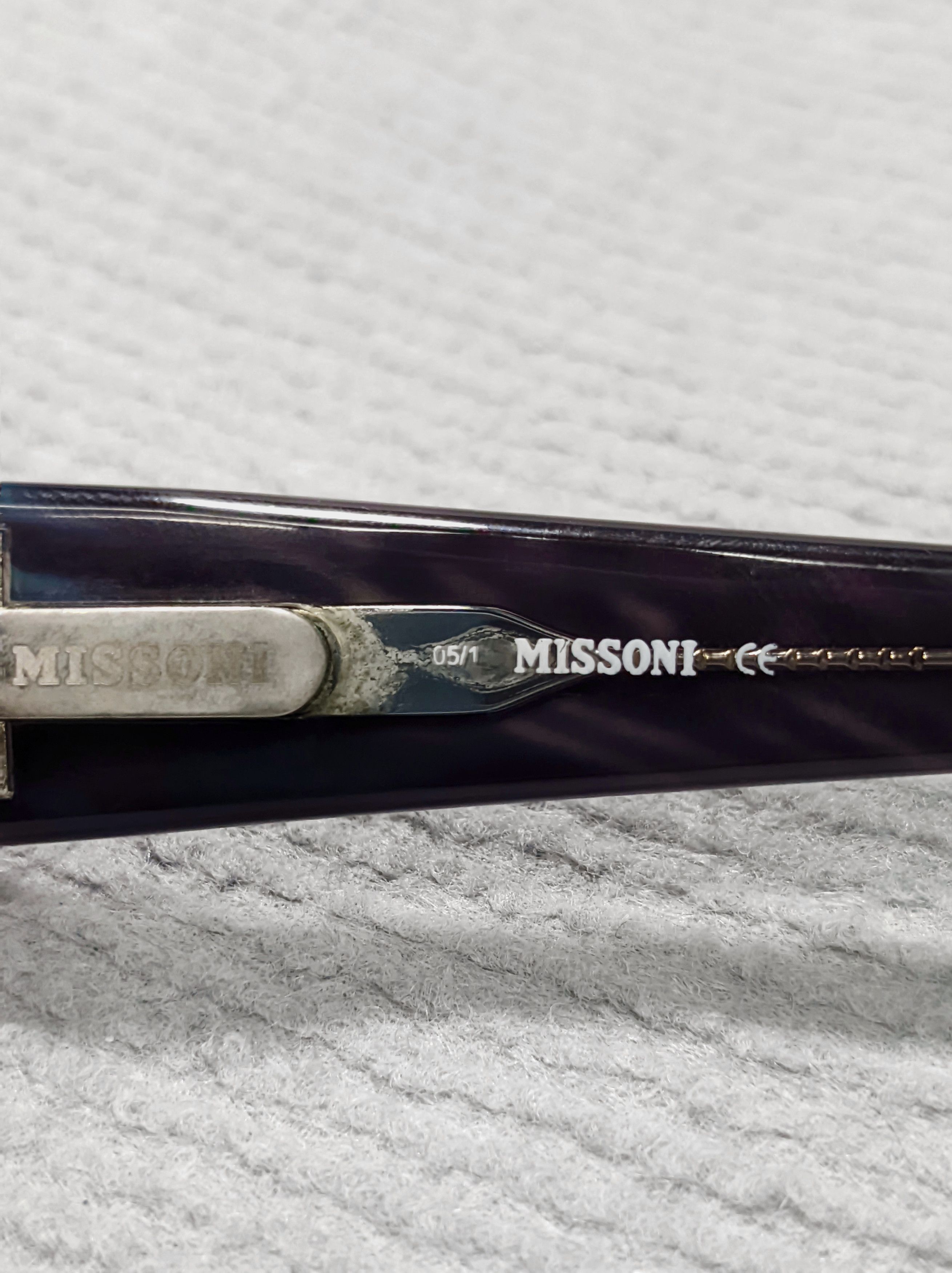 Missoni Missoni Sunglasses Big Logo Y2k Size ONE SIZE - 5 Thumbnail