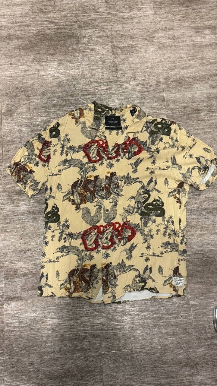 Scotch & Soda Scotch & Soda Paris Getaway AOP Camp Collar Shirt L Size US L / EU 52-54 / 3 - 1 Thumbnail