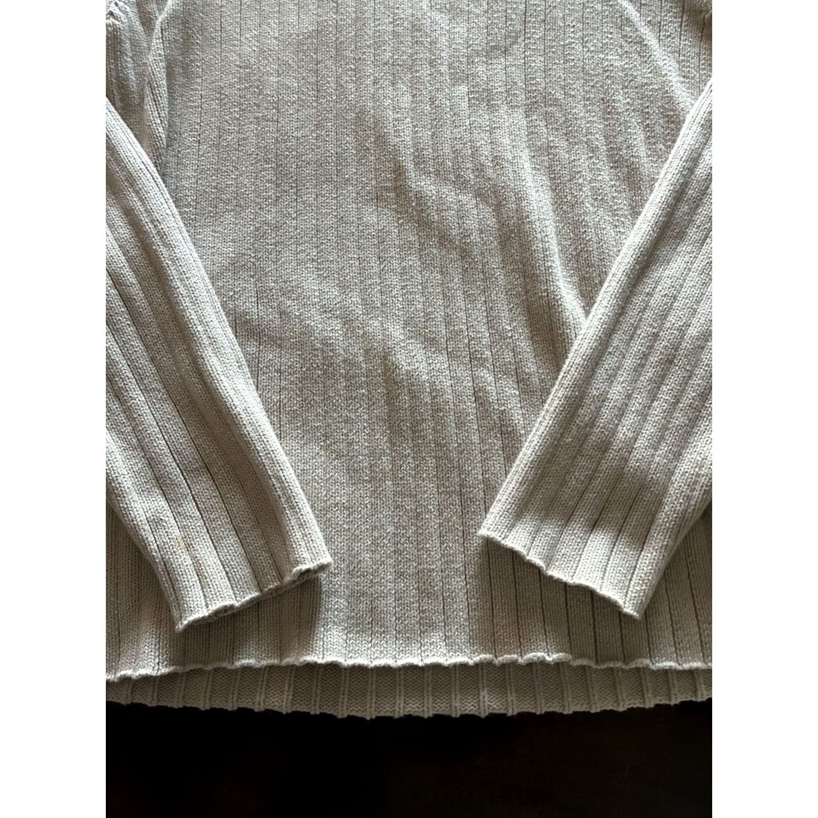 Old Navy Old Navy Sweater Men L Tan Brown Striped Crew Neck Cotton Long Sleeve Pullover Size US L / EU 52-54 / 3 - 2 Thumbnail
