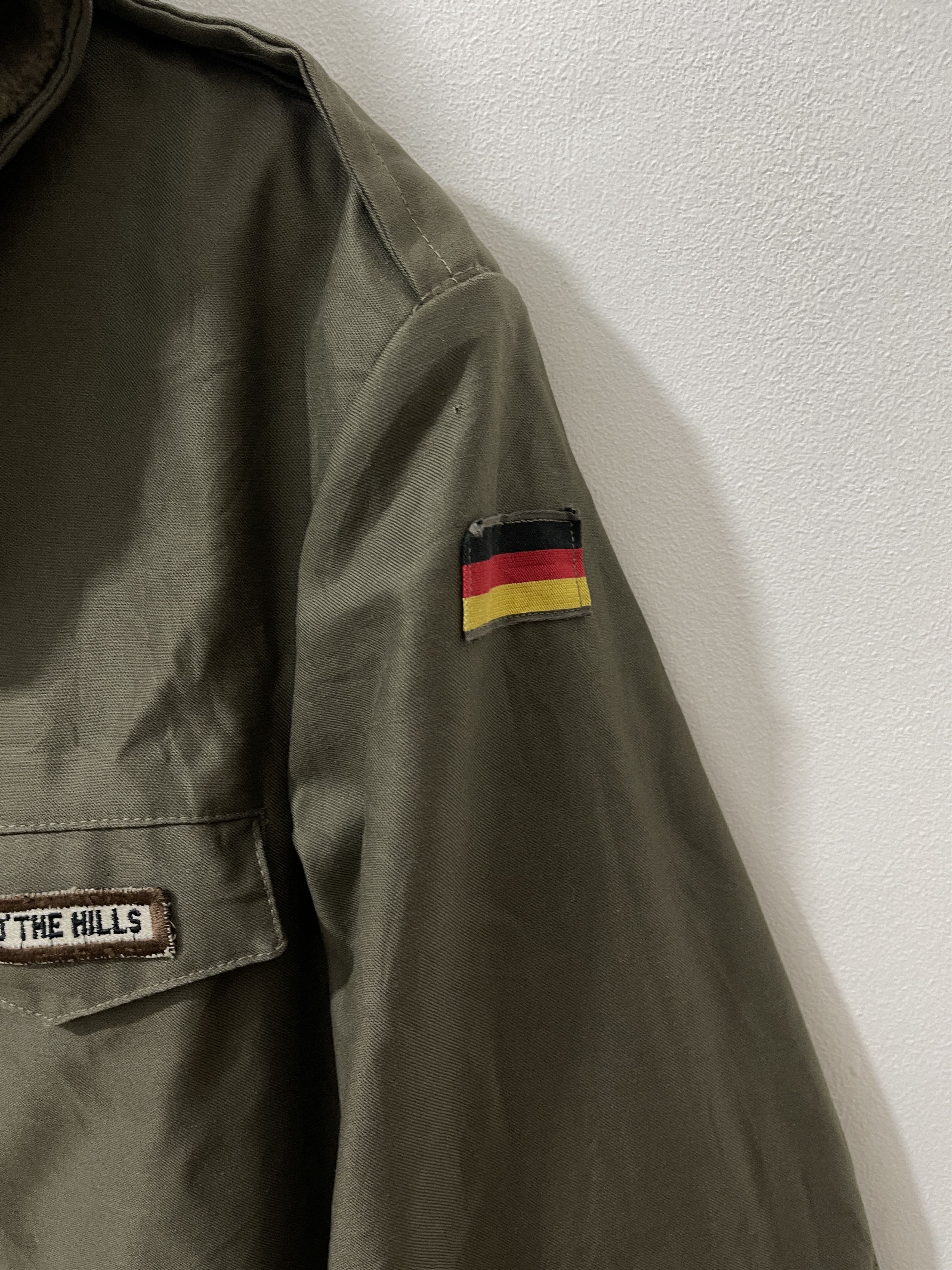 Vintage 1992 German Military Moleskin Fur Parka Jacket Size US L / EU 52-54 / 3 - 6 Thumbnail