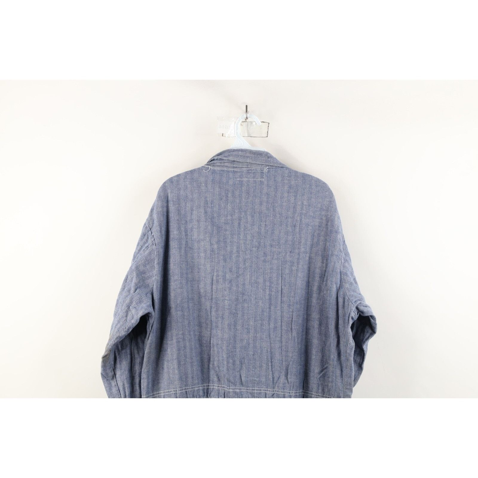 Vintage Vintage 60s Streetwear Herringbone Twill Denim Coveralls Size US 38 / EU 54 - 15 Thumbnail