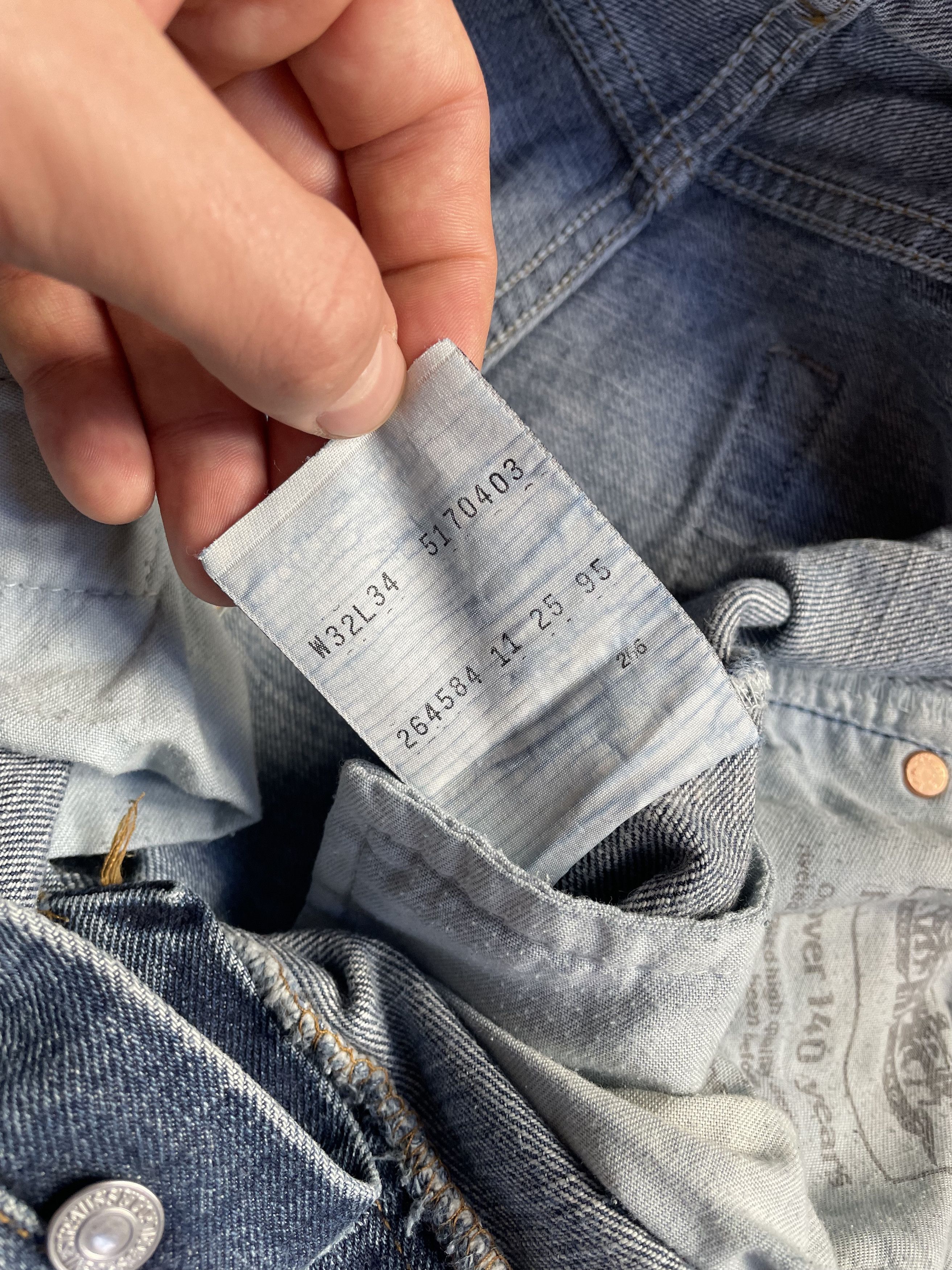 Jean Levis 517 Vintage Custom Denim Jeans 5637AC Size US 32 / EU 48 - 8 Thumbnail