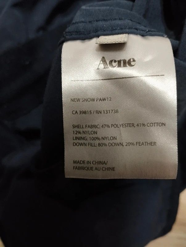 Acne Studios Acne New Snow Paw 12 2-piece down parka jacket size 34 Size XS / US 0-2 / IT 36-38 - 16 Thumbnail