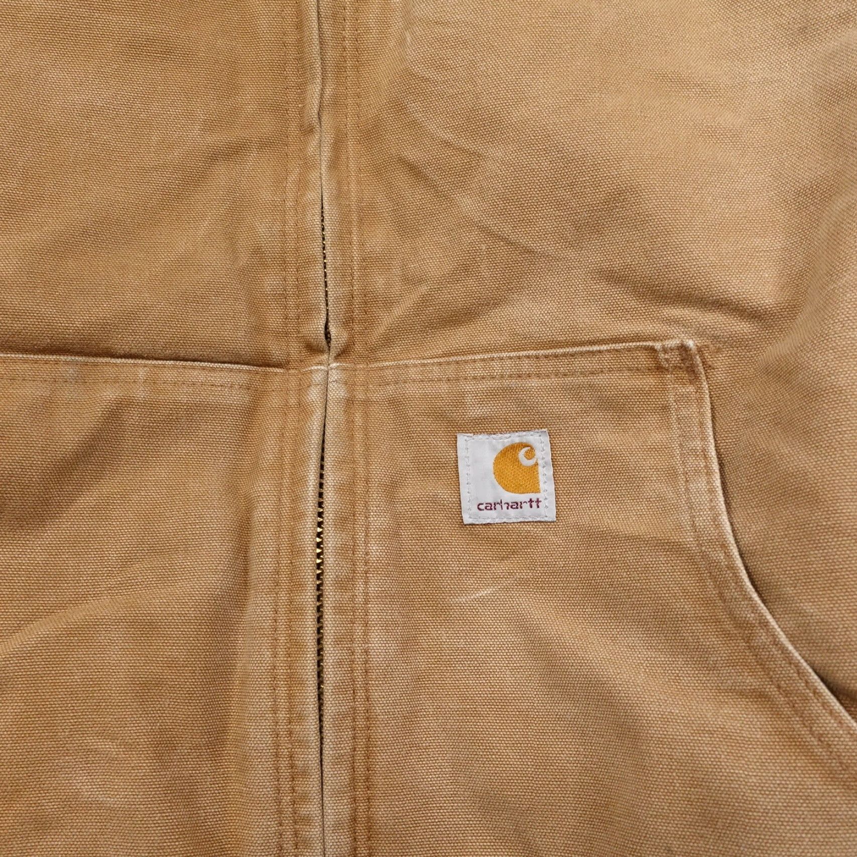 Vintage Carhartt J140 Brown Duck Canvas Hooded Jacket Adult 3XL Mens Casual