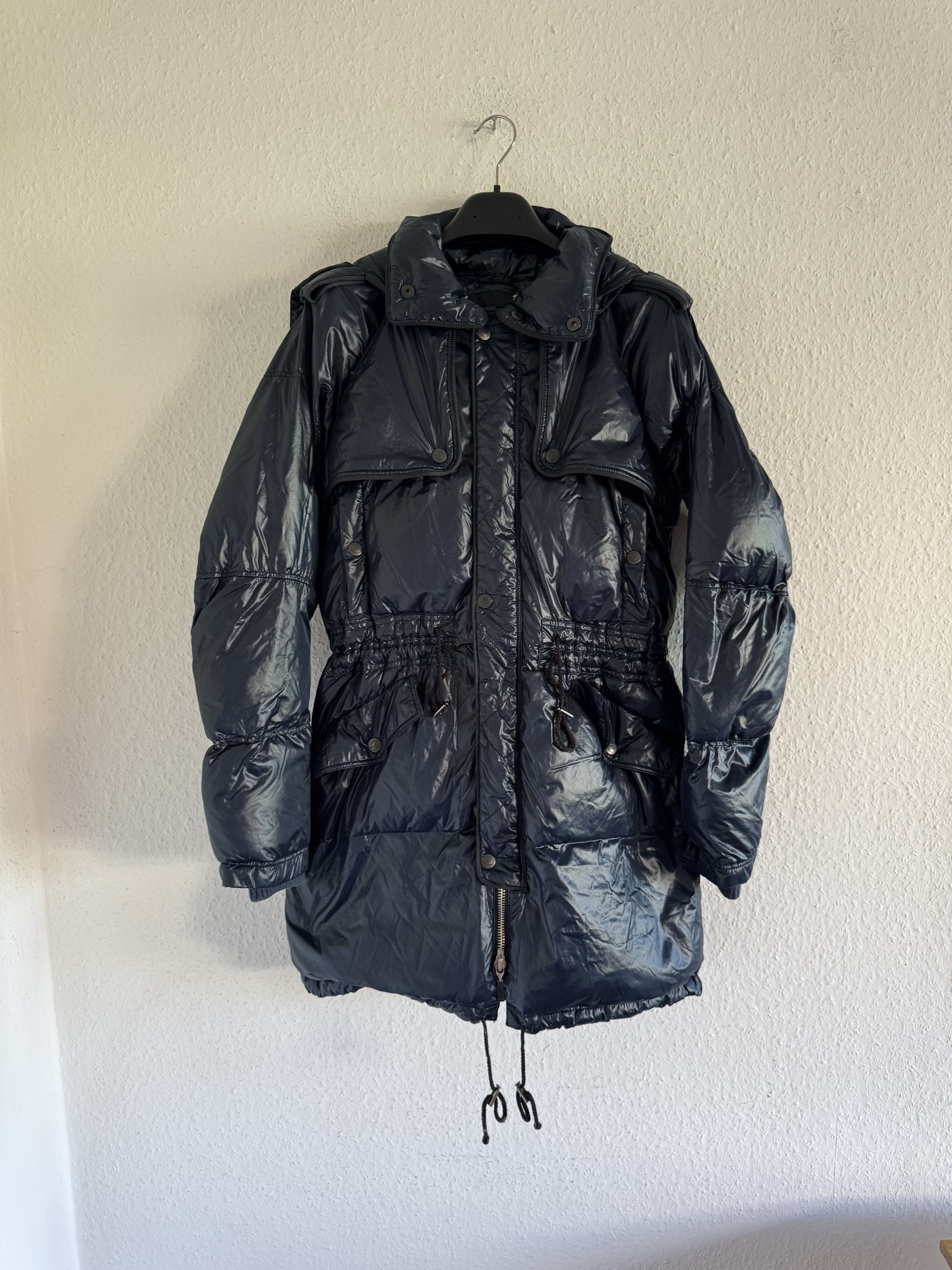 Just Cavalli Glossy Down Fur Trim Puffer Coat Size US M / EU 48-50 / 2 - 16 Thumbnail