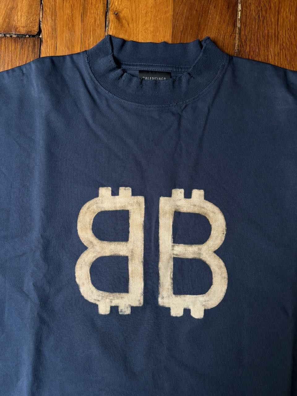 Balenciaga Balenciaga Crypto BB T-shirt Size US S / EU 44-46 / 1 - 2 Thumbnail