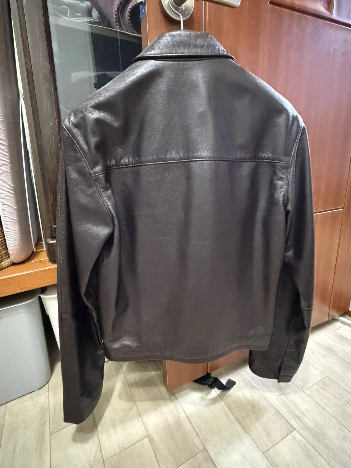 Lemaire Lemaire large collar leather blouson Size US S / EU 44-46 / 1 - 2 Thumbnail
