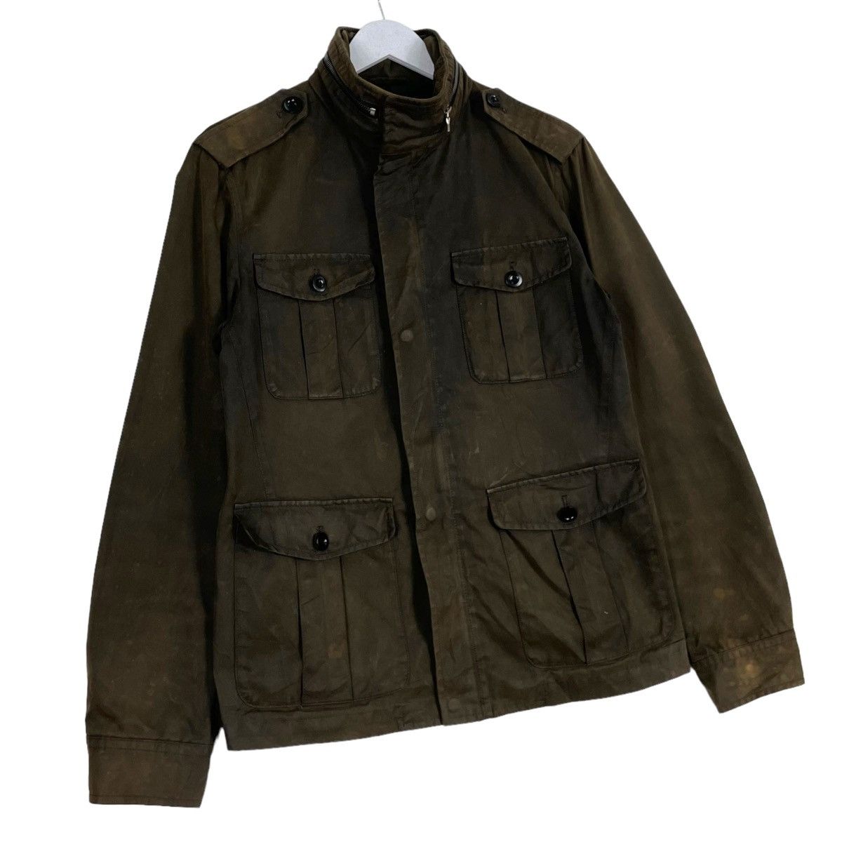 Designer × Paul Smith 💥PAUL SMITH WAXED HUNTING CHORE JACKET Size US M / EU 48-50 / 2 - 2 Thumbnail