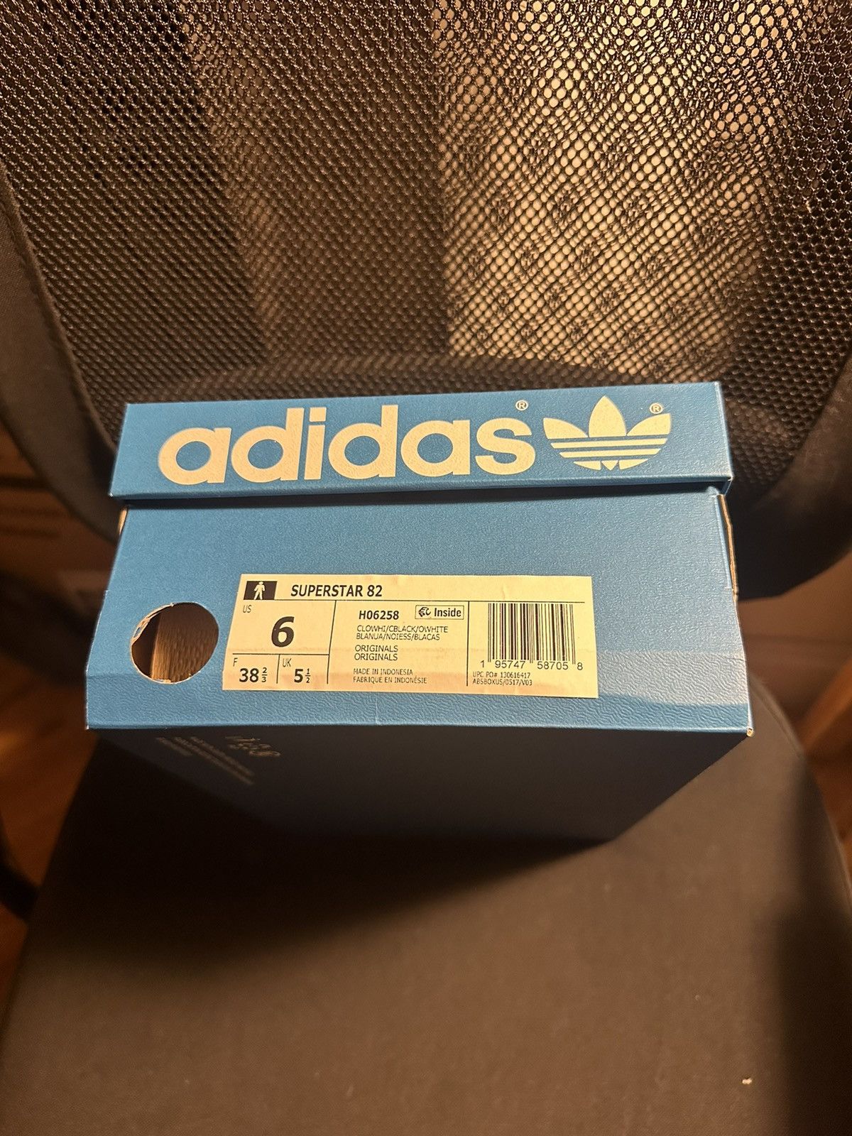 Adidas M 6/W 7-7.5 Superstar Cream Off White Core Black Size US 6 / EU 39 - 6 Thumbnail