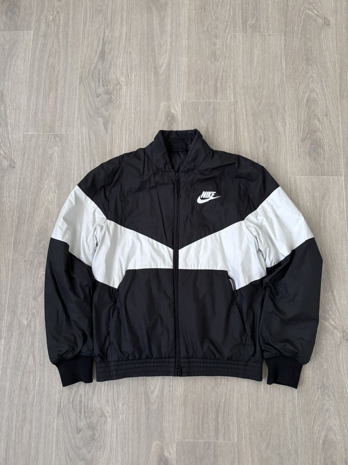 image of Nike Neylon Boomber 90's in Black, Men's (Size Medium)