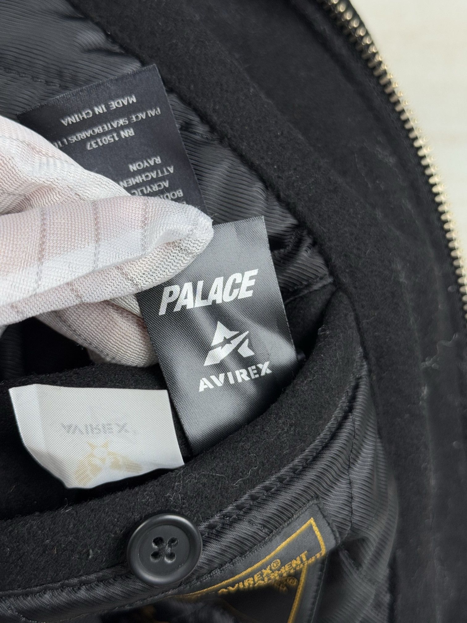 Avirex × Palace leather varsity jacket Size US M / EU 48-50 / 2 - 13 Thumbnail