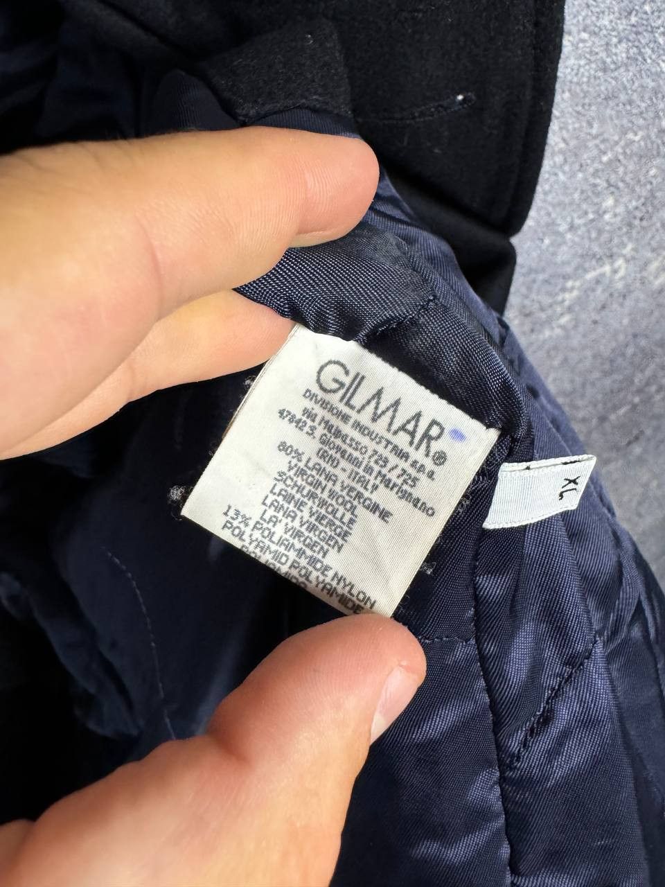 Iceberg ICEBERG Jacket Padded Double Breast Wool Blend Size US XL / EU 56 / 4 - 10 Thumbnail