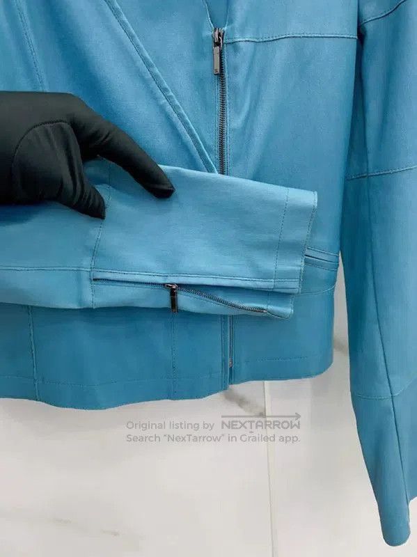 Chanel Chanel Blue Lambskin Women's Jacket . Size S / US 4 / IT 40 - 6 Thumbnail
