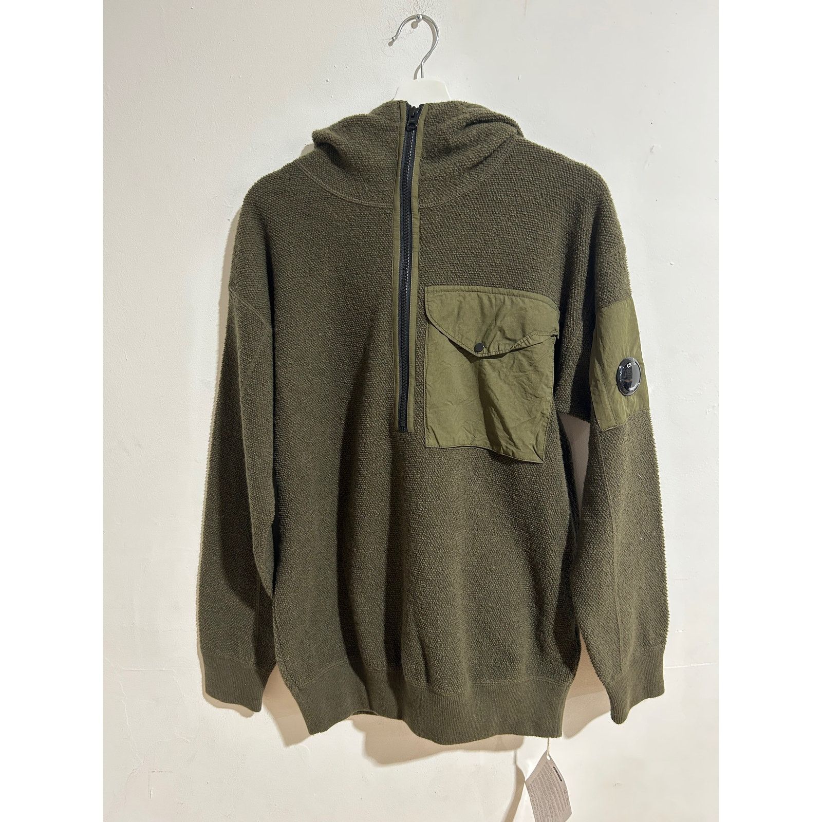 C.P. Company C.P. COMPANY LAMBSWOOL MIXED HOODED KNIT 50 Size US L / EU 52-54 / 3 - 1 Thumbnail